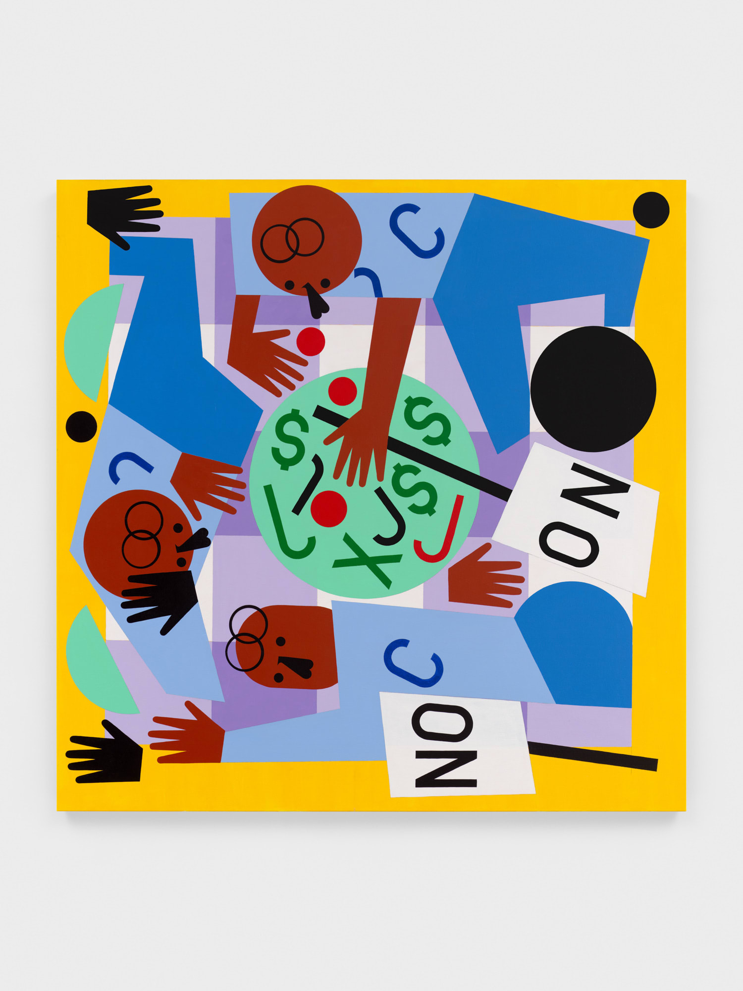 Picnic at Butler, 2024 Acrylic on canvas 60 x 60"