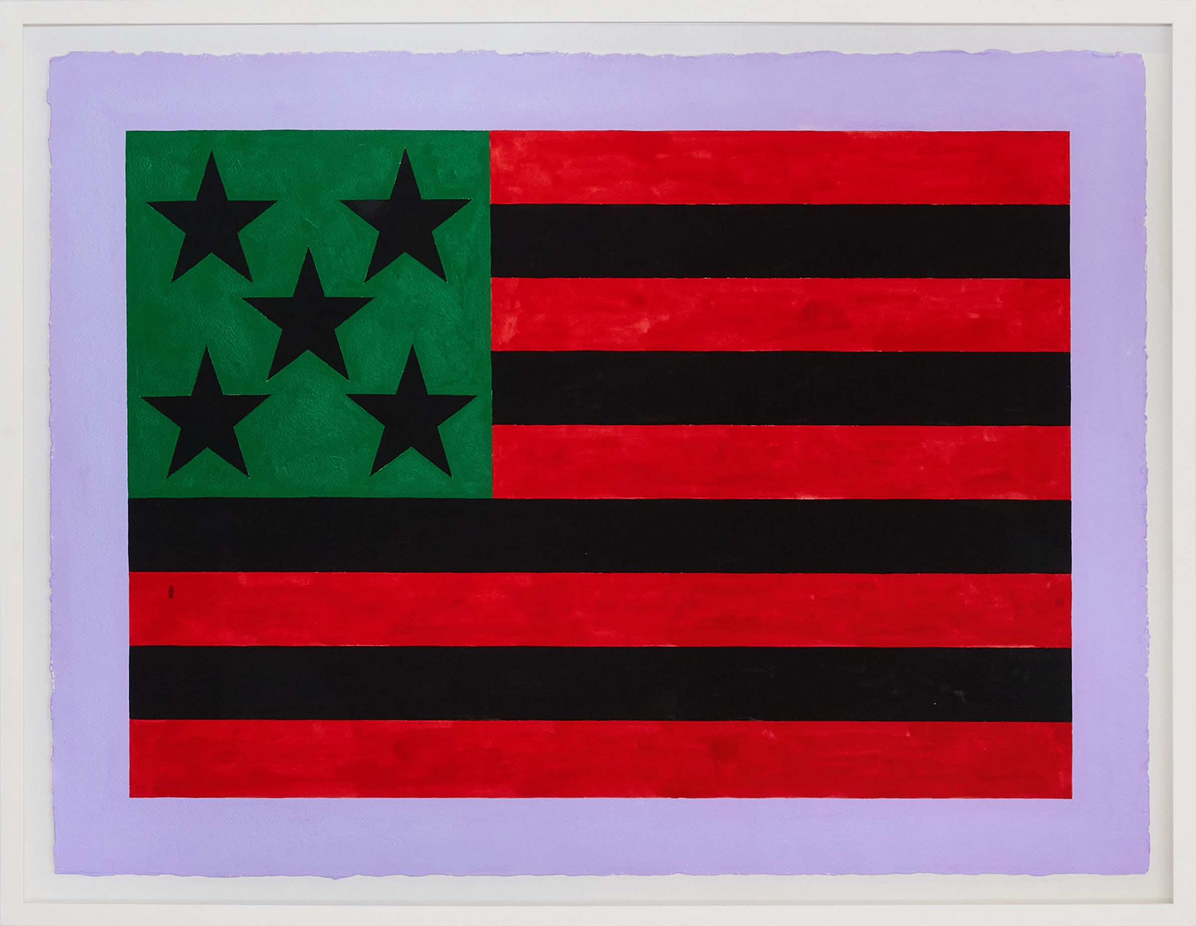 Purple #1, 2024 Unique gouache on paper 22 x 30"