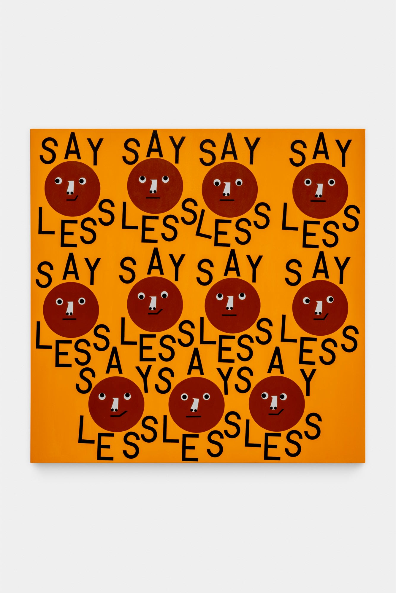 IYKYK # 1, 2025 Acrylic on canvas 72 x 72"