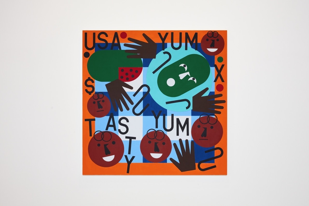 Seedphrase, 2024 Acrylic on canvas 48 x 48"