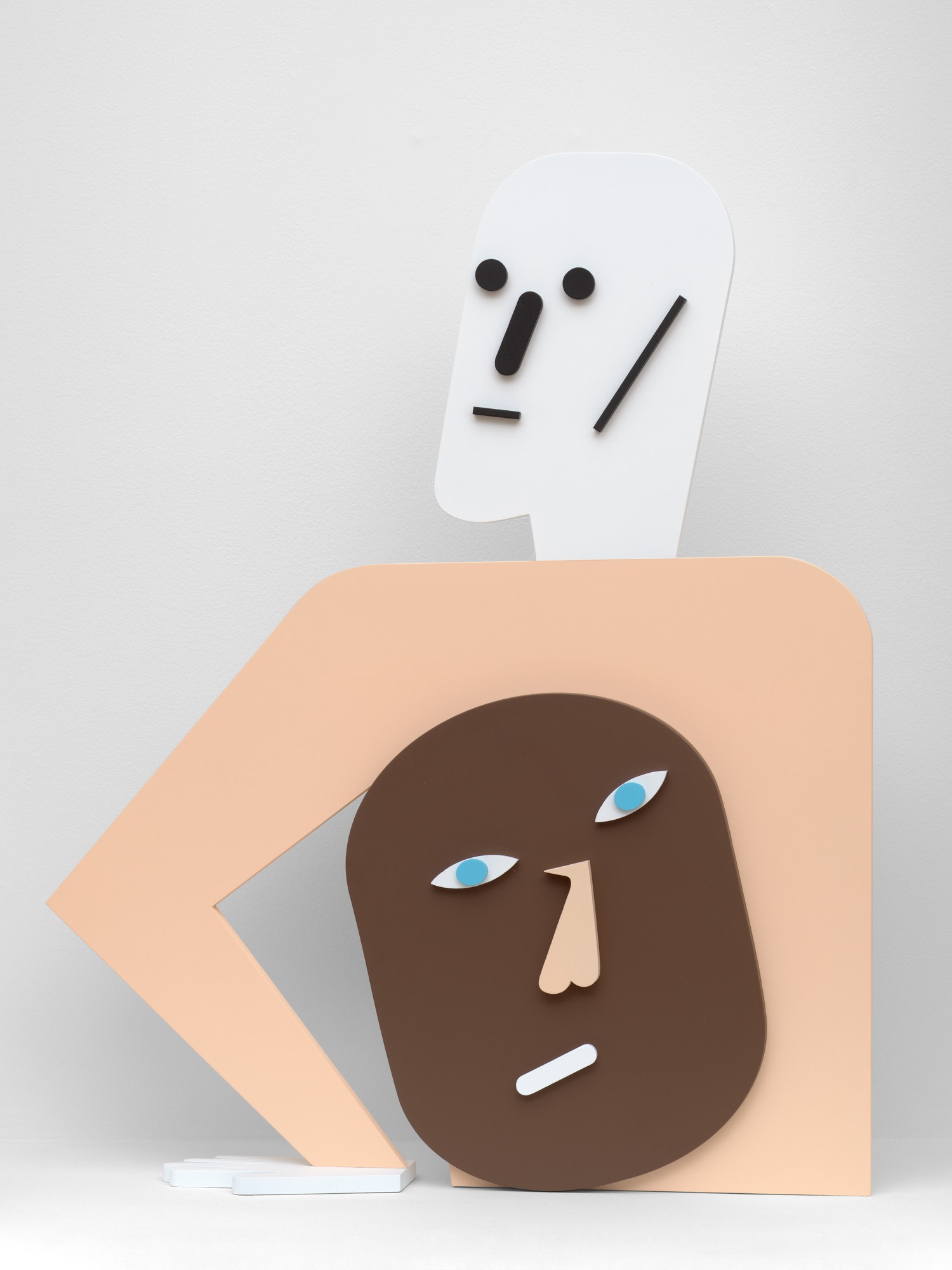 Wrath, 2024 Painted aluminum 19.5 x 15.8 x 2.9 in. 492 x 401 x 73 mm