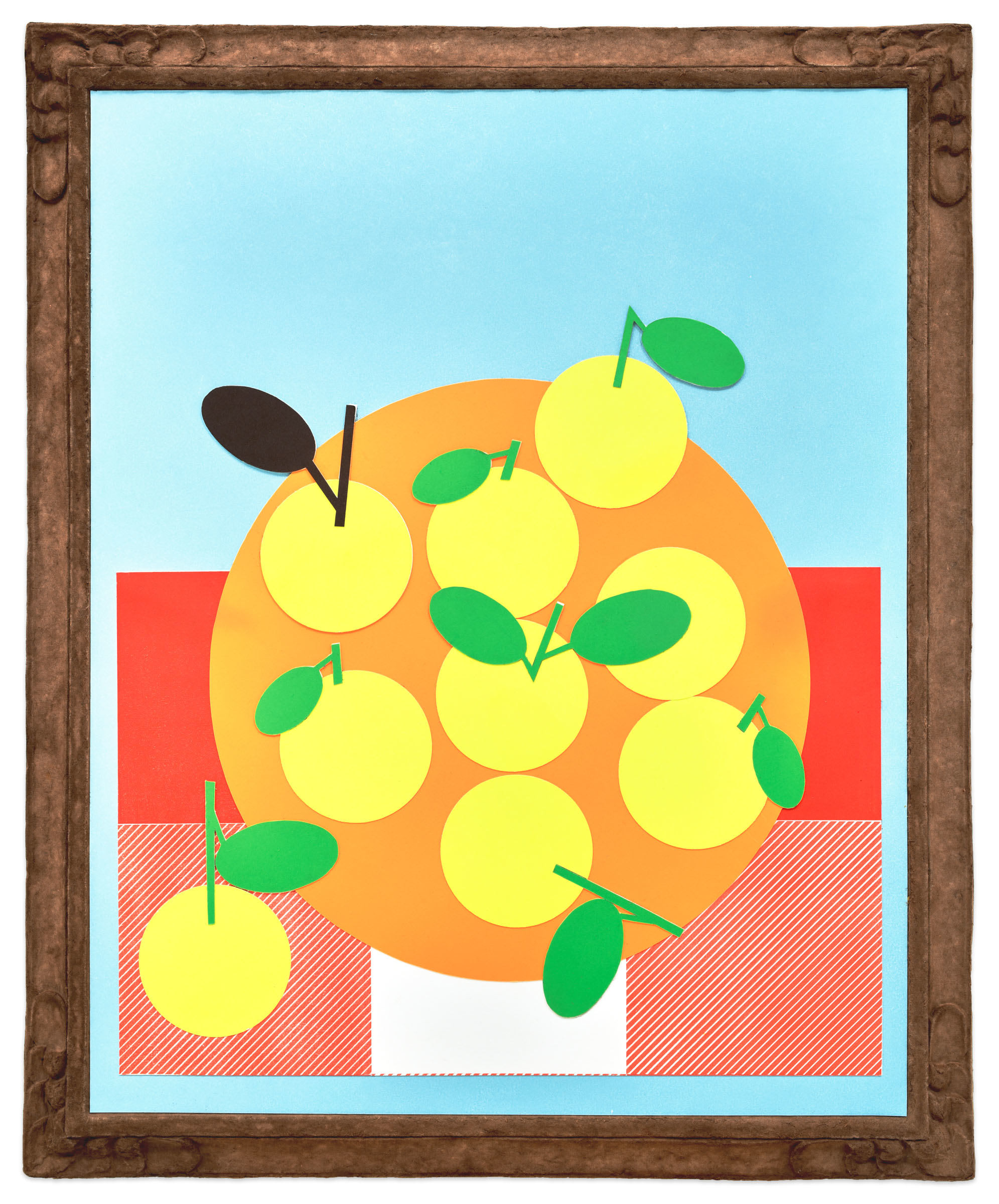 Humble Gifts #8, 2024 Cast paper frames with collage 22 3/4 x 18 5/8 x 1"