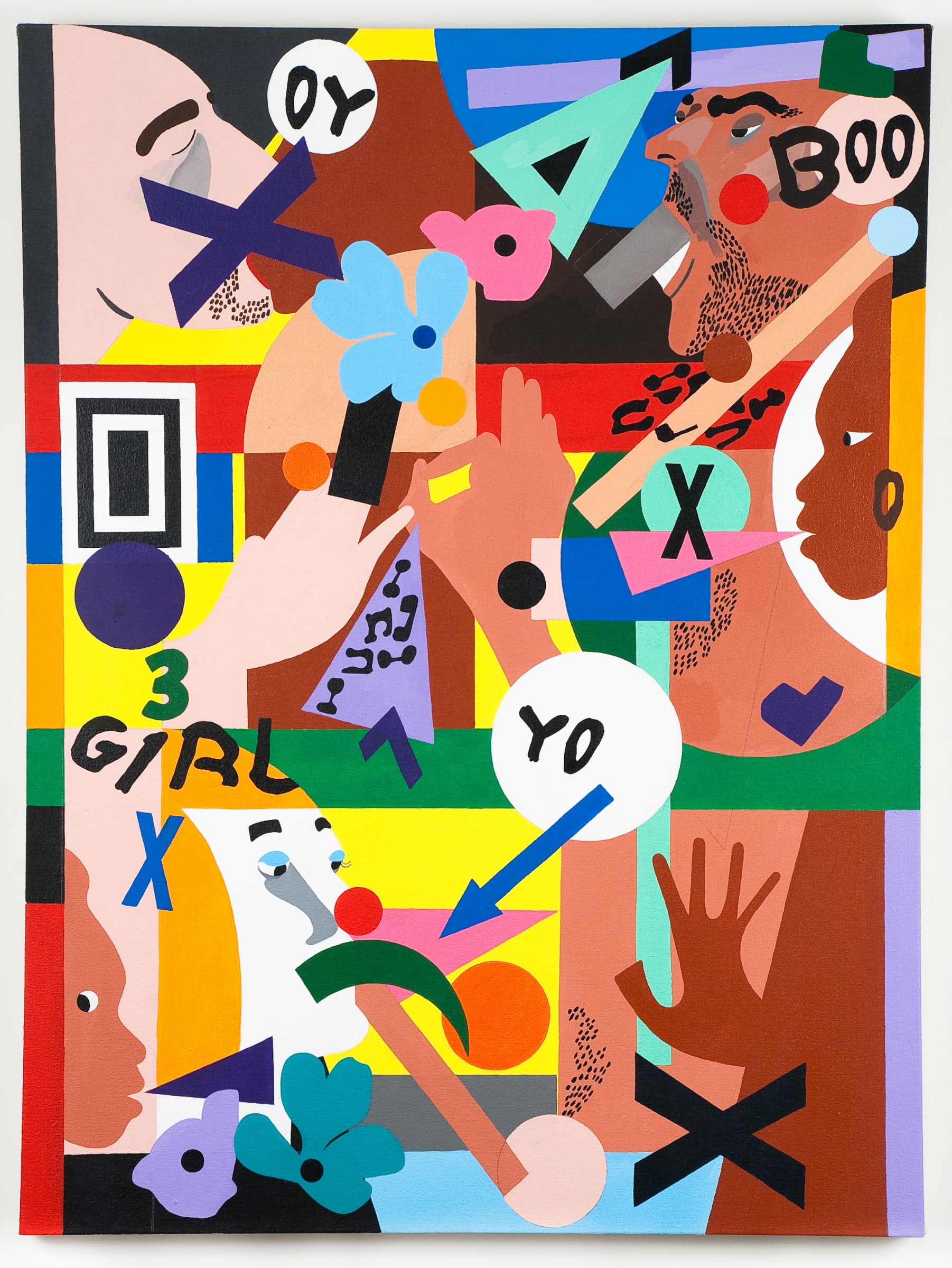 Mad 51st, 2012 Acrylic on canvas 40 x 30 inches (101.6 x 76.2 cm)