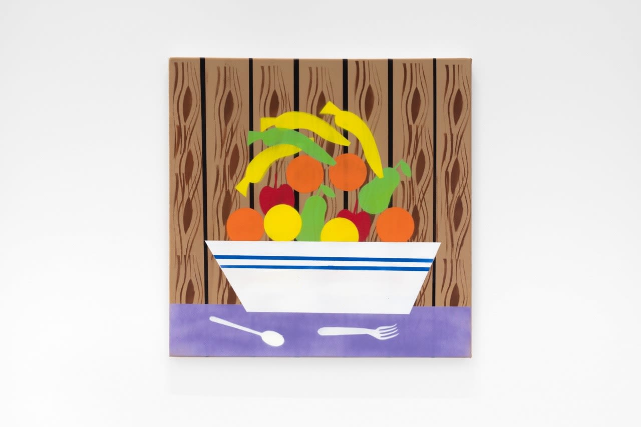 Bring Me A Cutie, 2020 Spray paint on canvas 24 x 24"