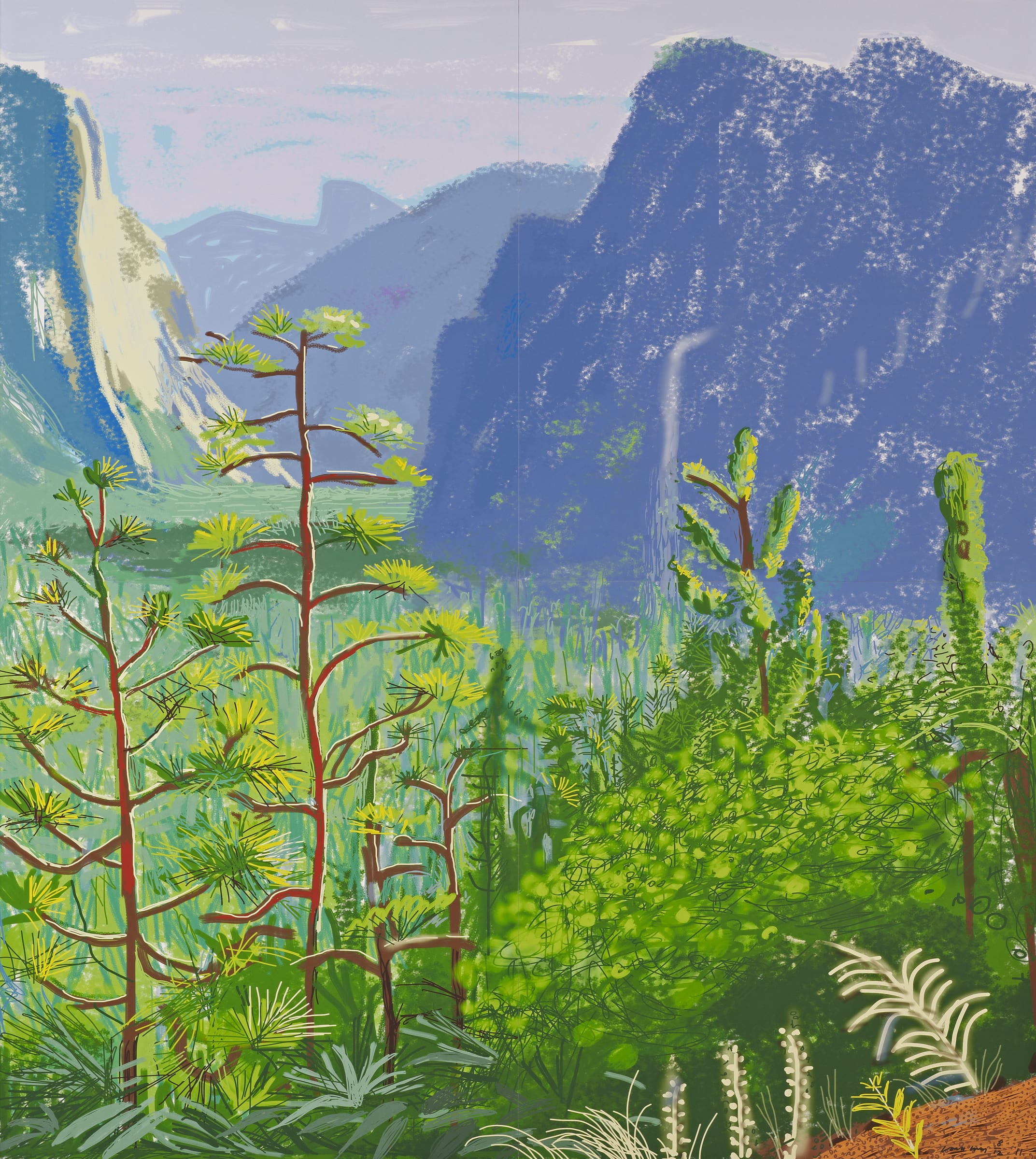 David Hockney Yosemite 1 October 16th 2011 2011 Offer Waterman