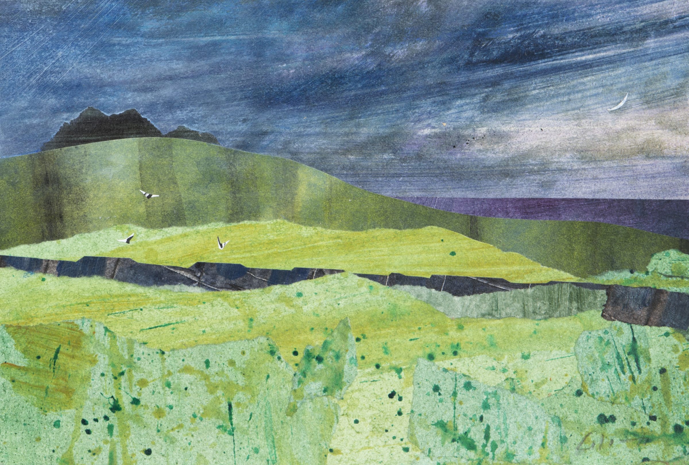Marzia Colonna The Crescent Moon Portland Gallery in-a-beacon-hill-garden-springtime-childs-gallery