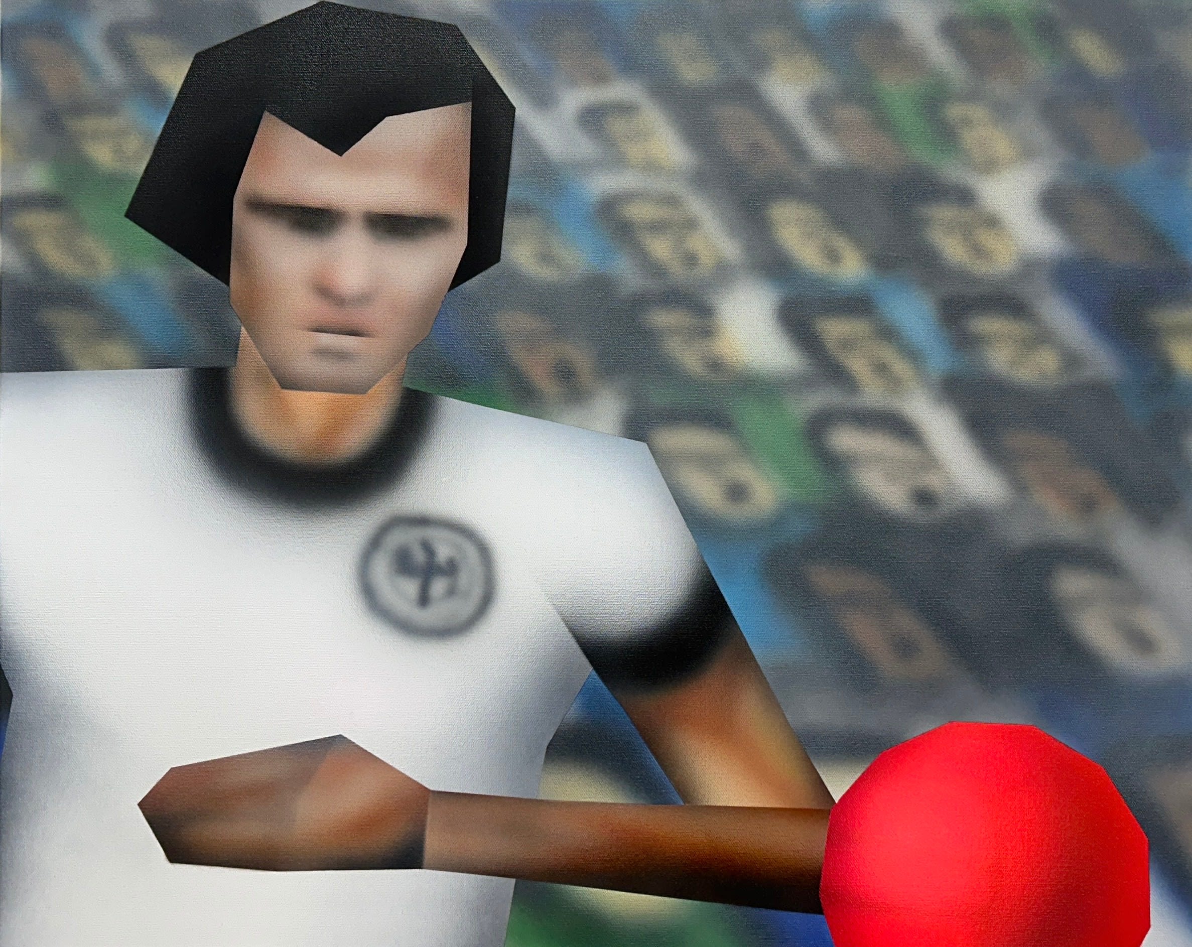 Gao Hang Beckenbauer With Red Football 2024 Pulpo Gallery gao-hang-beckenbauer-with-red-football-2024-pulpo-gallery