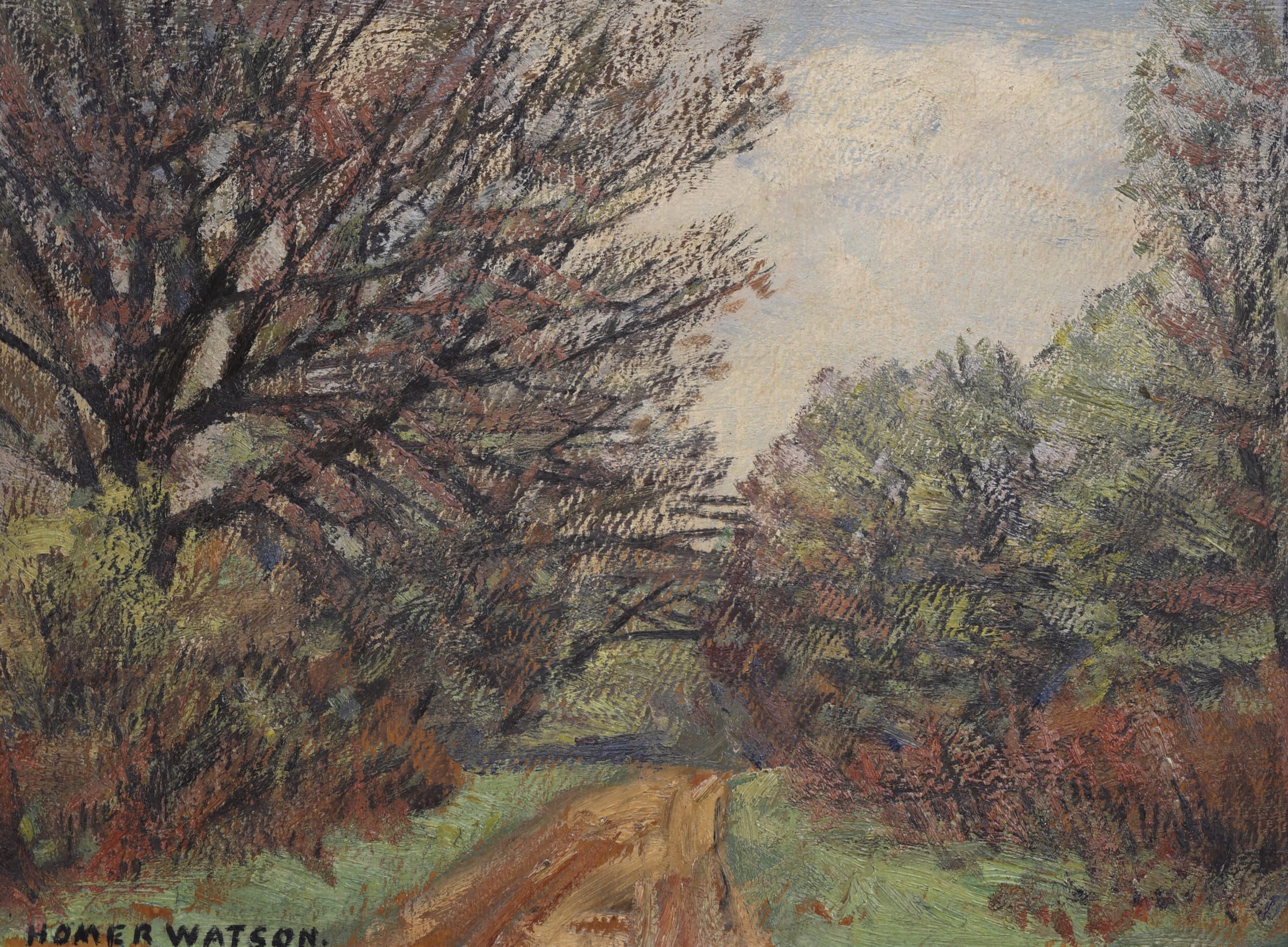 Homer Watson, Road Below Galt, c 1930 | Rookleys