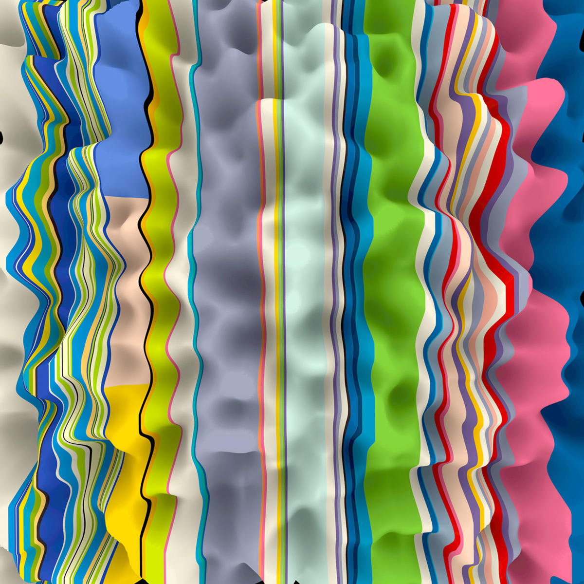 R D Stripe Painting Diane Rosenblum
