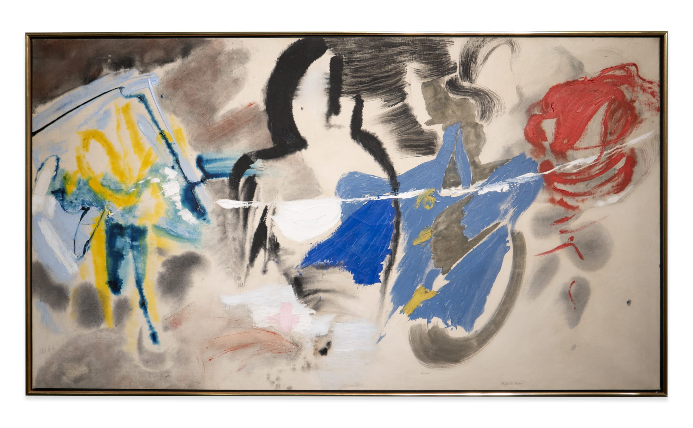 Untitled by German American Artist Friedel Dzubas Untitled by German American Artist Friedel Dzubas
