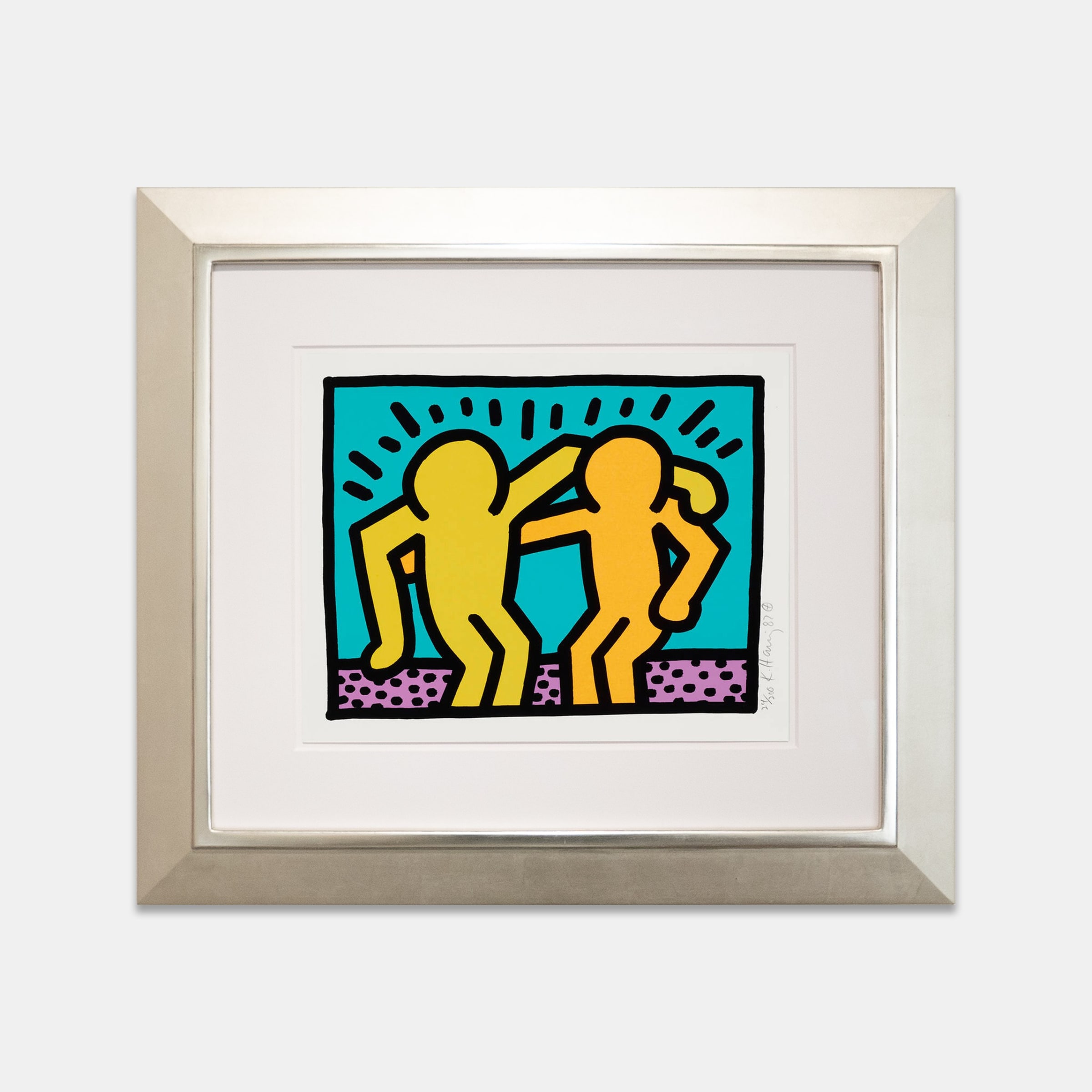 Keith Haring 1987 Pop Shop Tokyo 紙袋　レア Keith Haring Vintage Keith Haring Pop Shop Tokyo