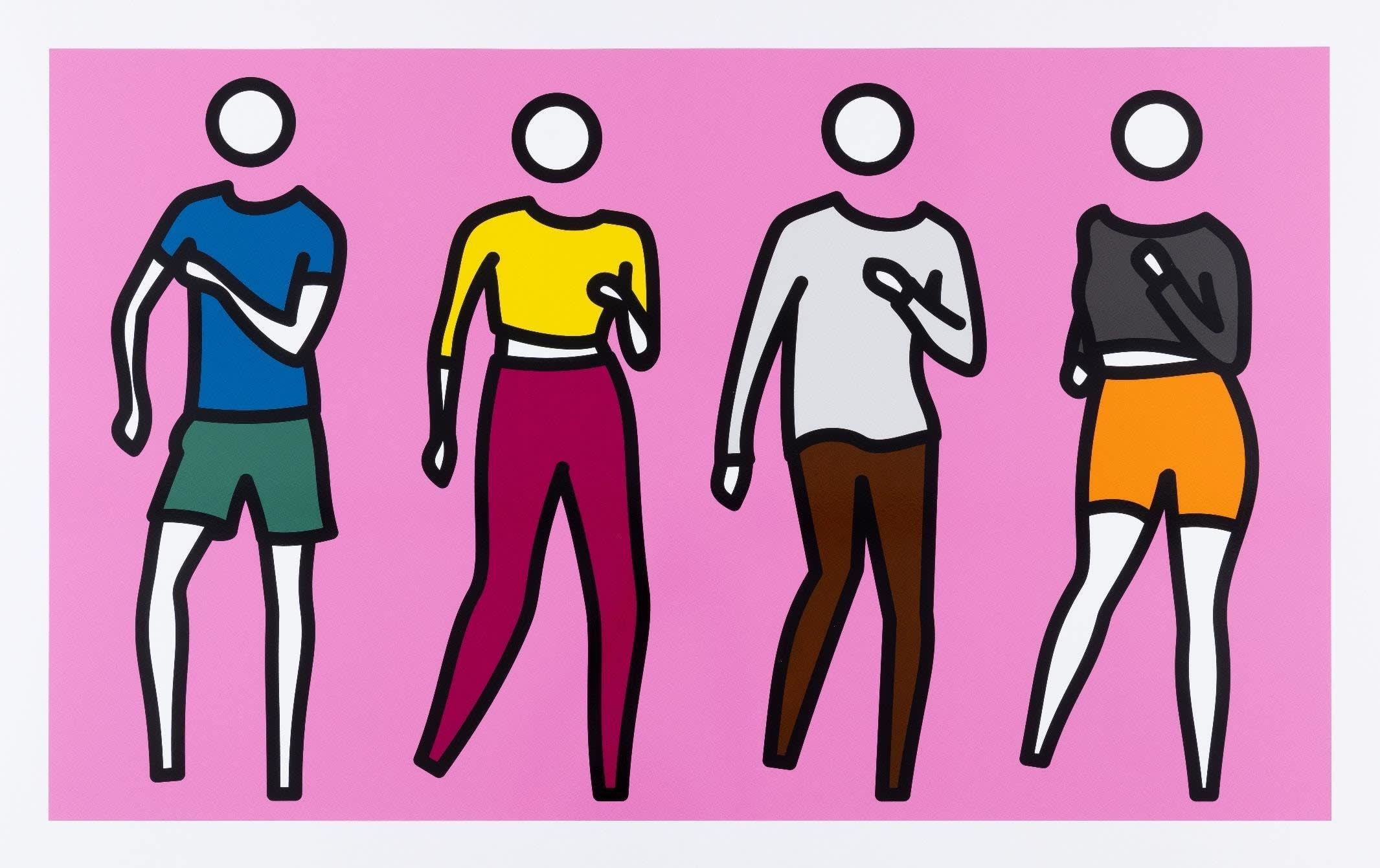 Julian Opie, Dance 1, 2023 | Guy Hepner