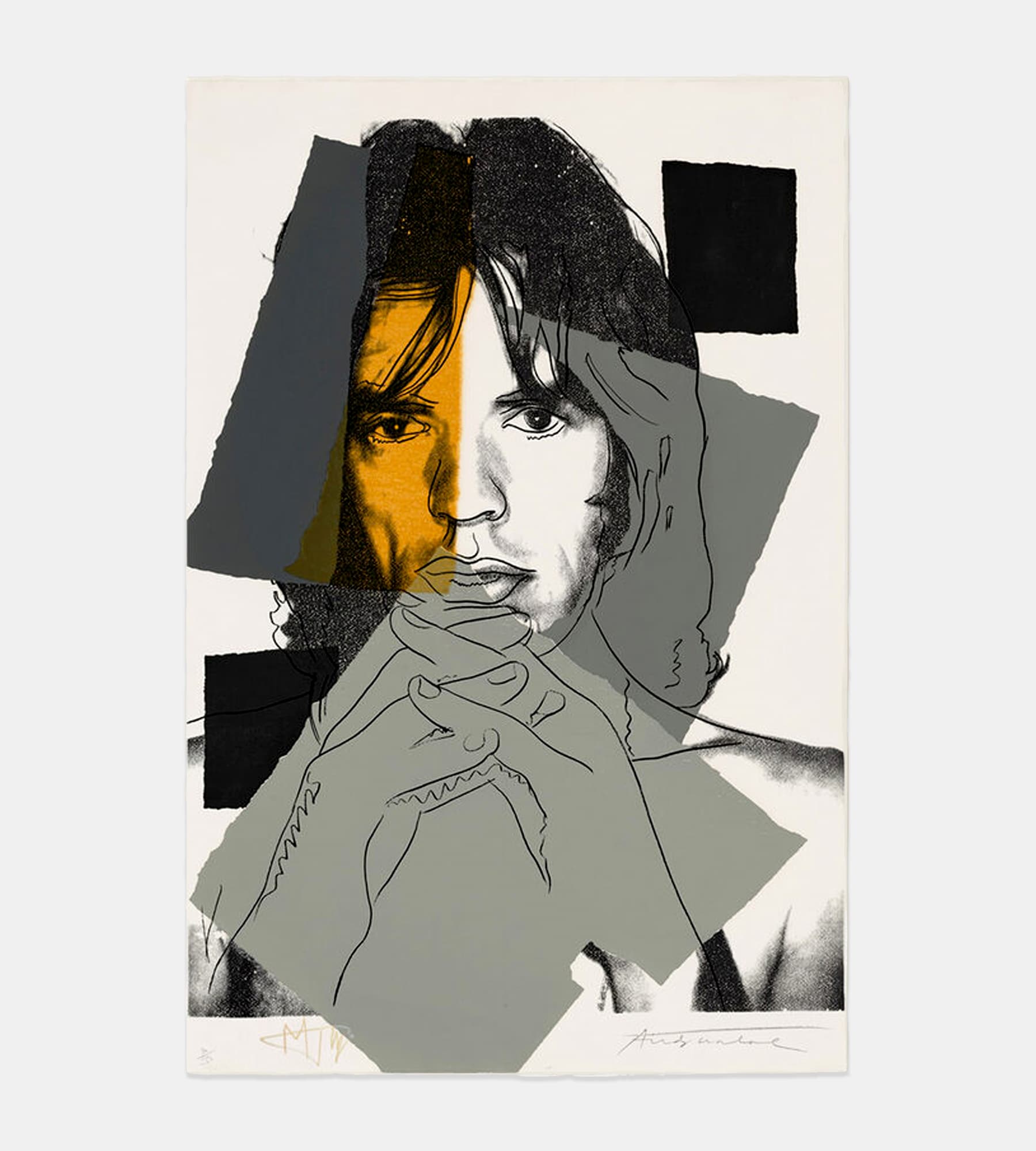 Andy Warhol, Mick Jagger (FS II.147), 1975 | Rukaj Gallery