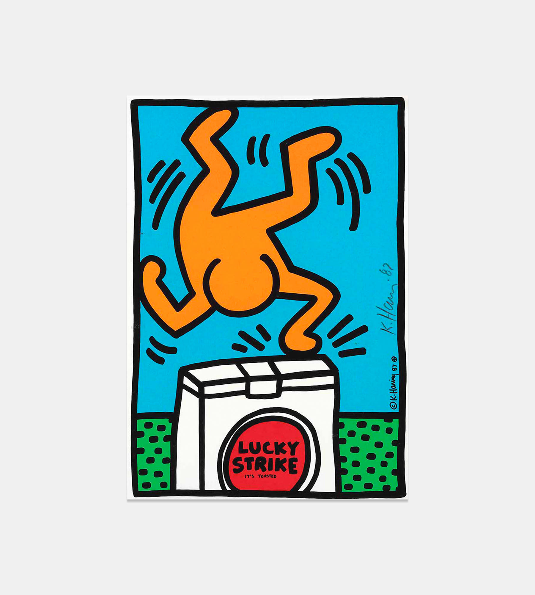 Keith Haring, Lucky Strike, 1987 | RUKAJ