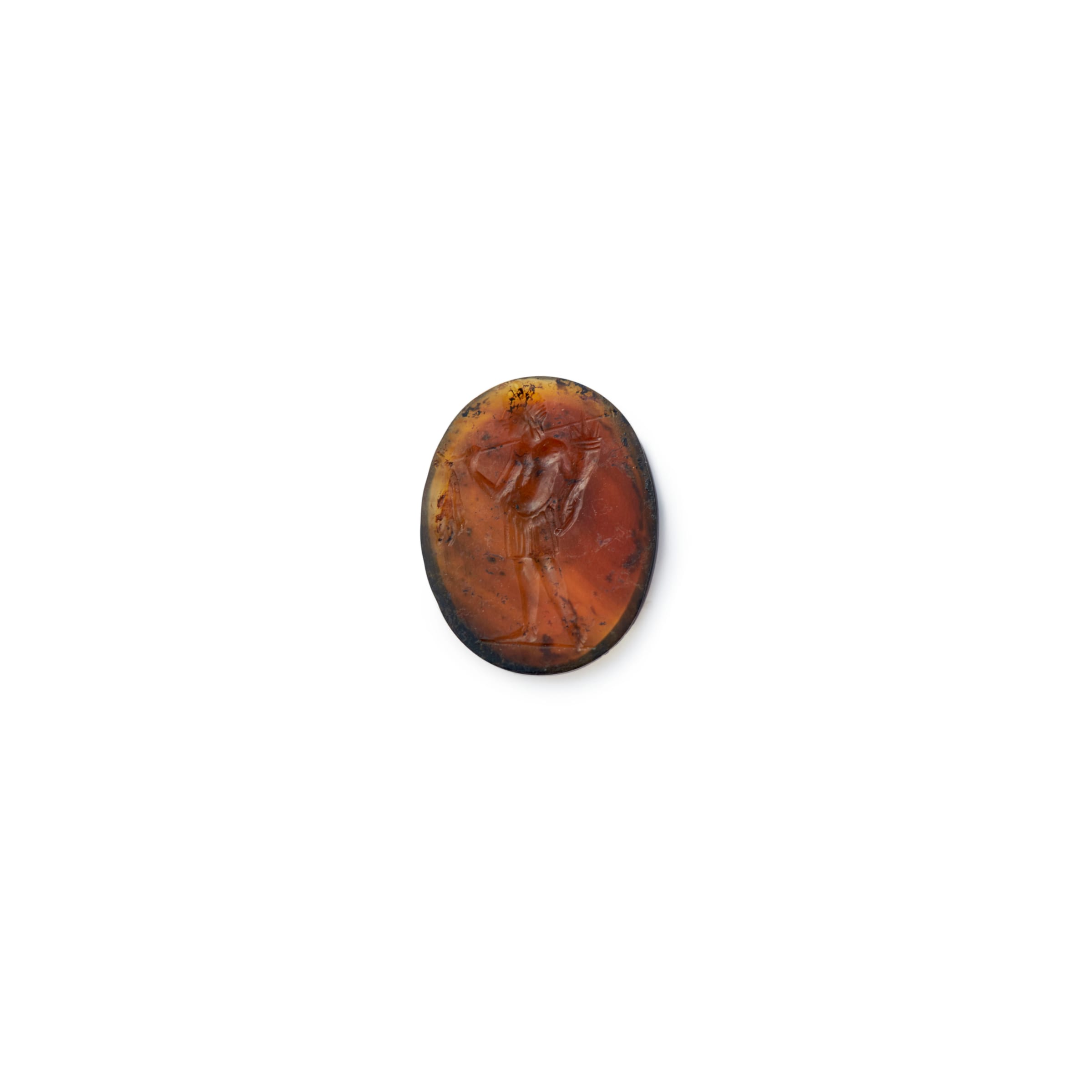 An ancient agate intaglio 300 B.C. Symbolic Chase