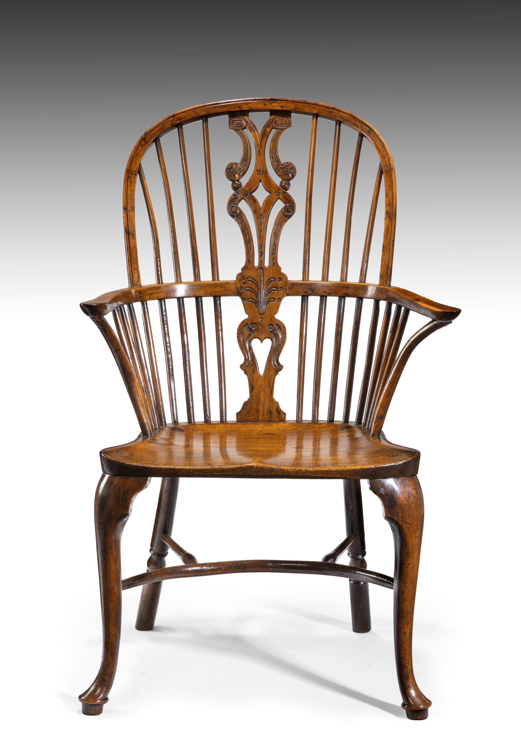 18th Century Yew Wood Windsor Chair circa 1780 Thomas Coulborn