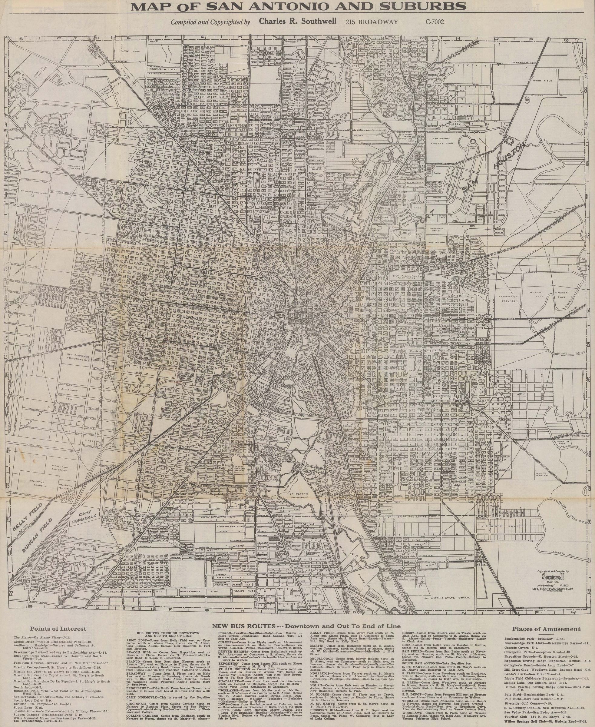 San Antonio Suburbs Map