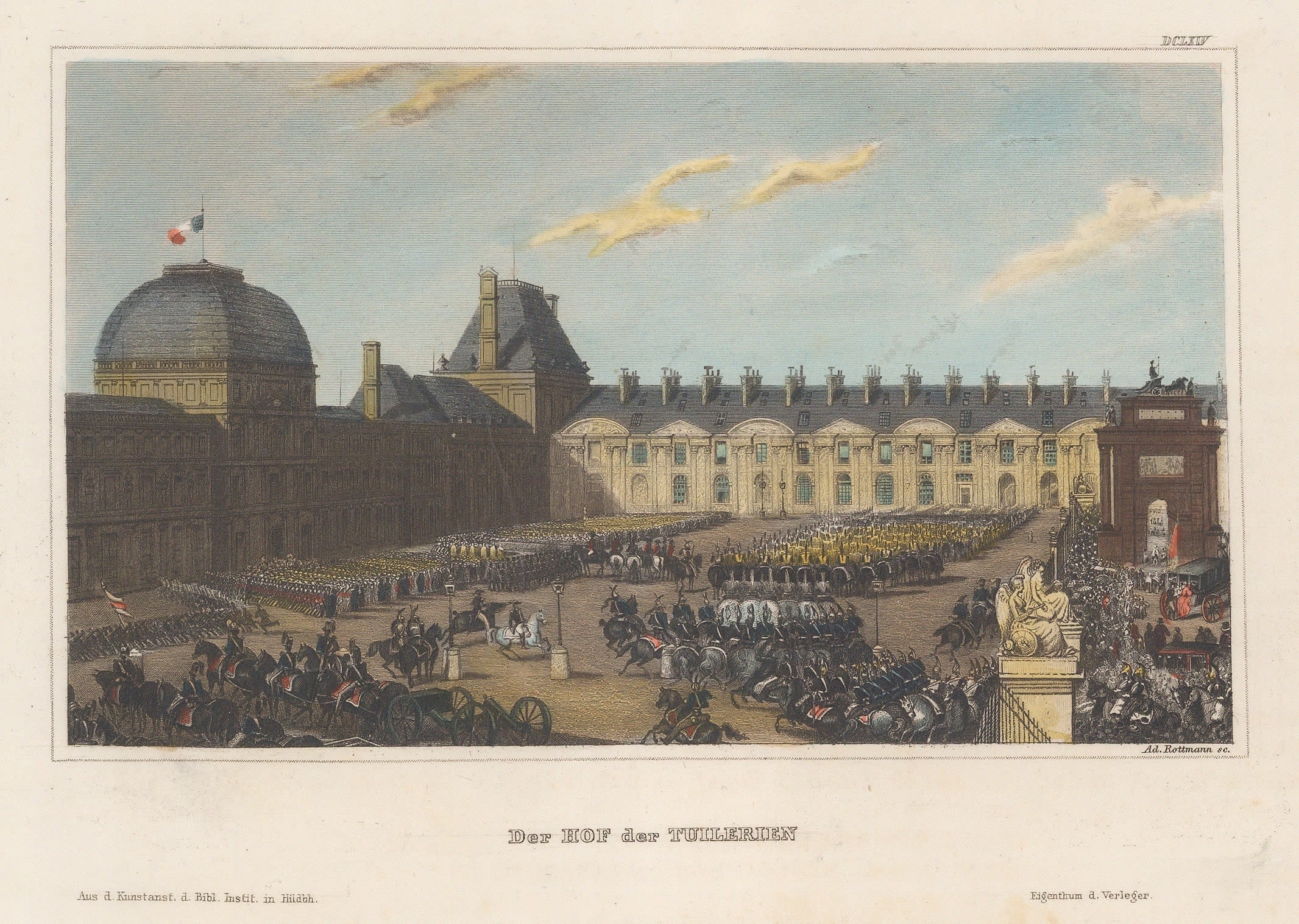 Hermann Meyer, France Paris, Tuileries Palace, 1854 The Map House