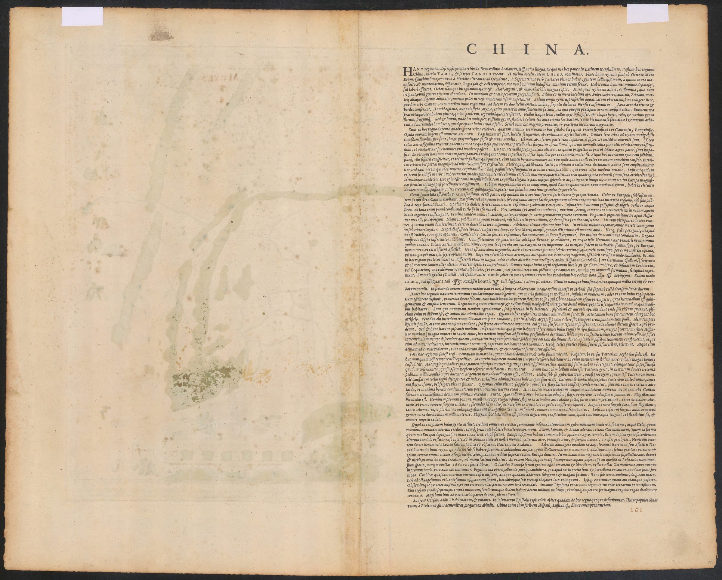 Abraham Ortelius, First atlas map of China, 1584 | The Map House