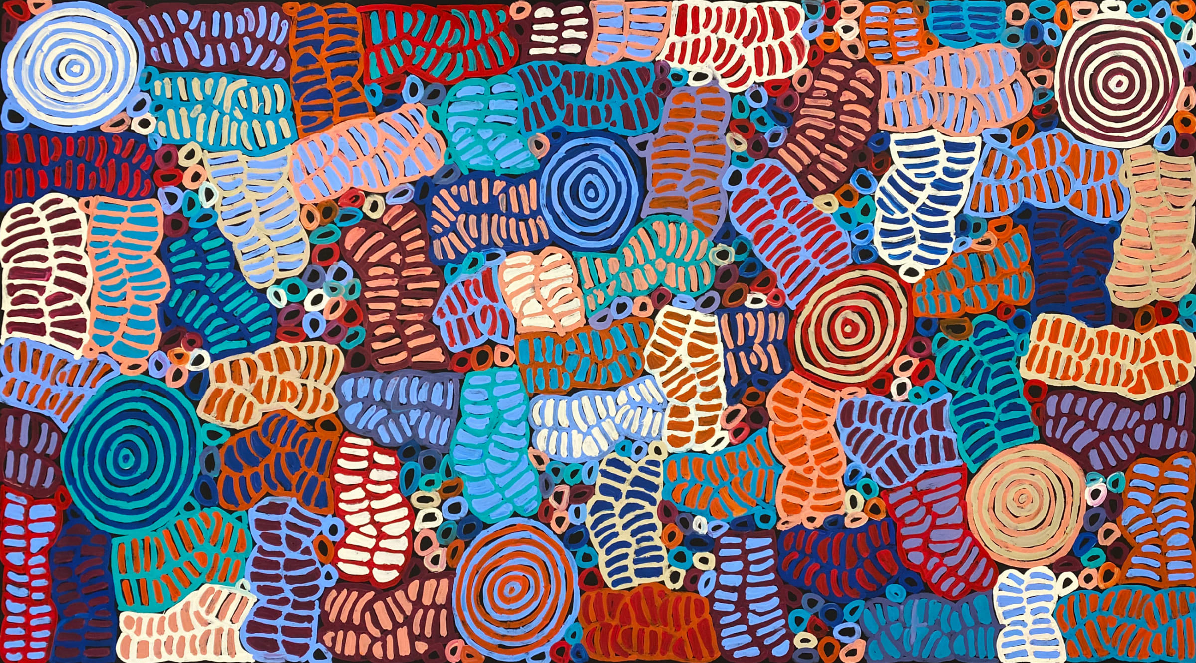 Art By Leading Aboriginal Artist Dora Mbitjana This Is Aboriginal Art art-by-leading-aboriginal-artist-dora-mbitjana-this-is-aboriginal-art