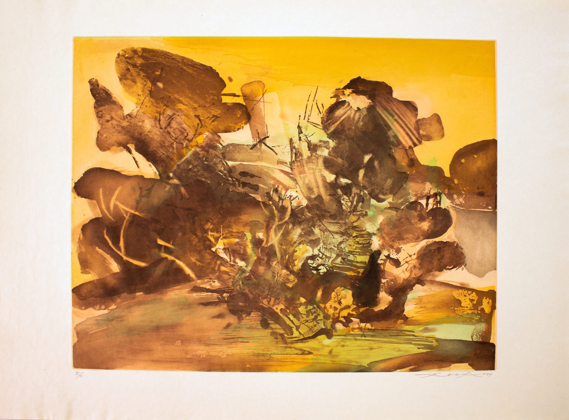 Zao Wou-Ki, Sans titre, 1974 | Zao Wou-Ki Editions