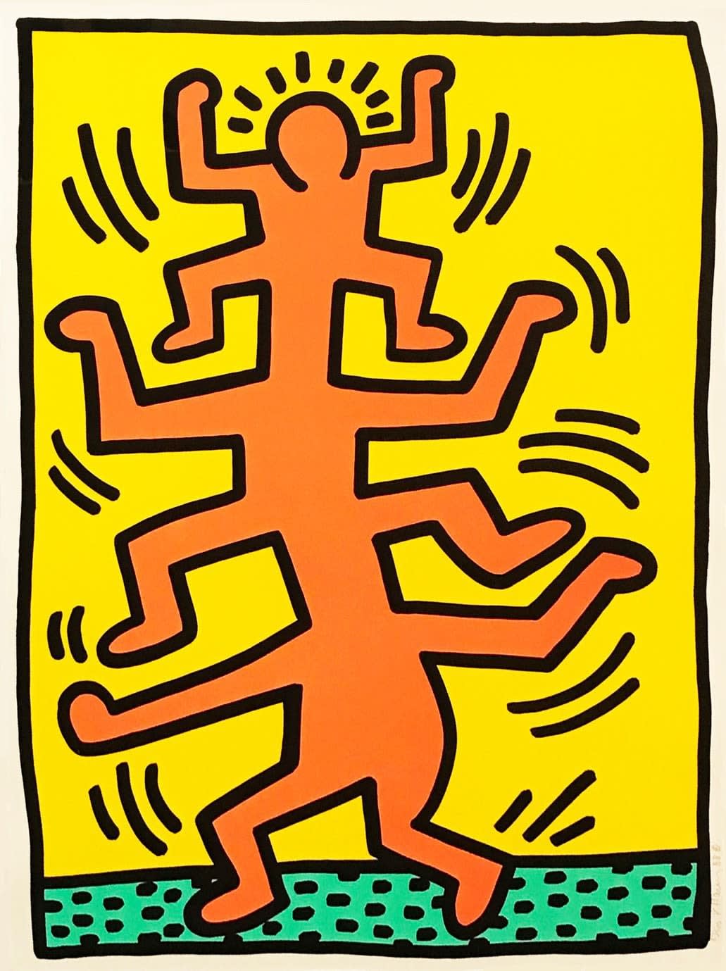 Keith Haring, Growing I, 1981 Yield Gallery