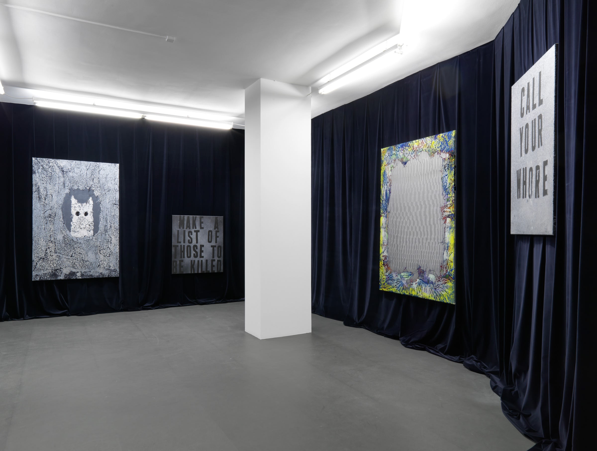 Mark Flood People Are Strangle Installation View January 14 – March 10, 2012 Peres Projects, Berlin (Mitte)