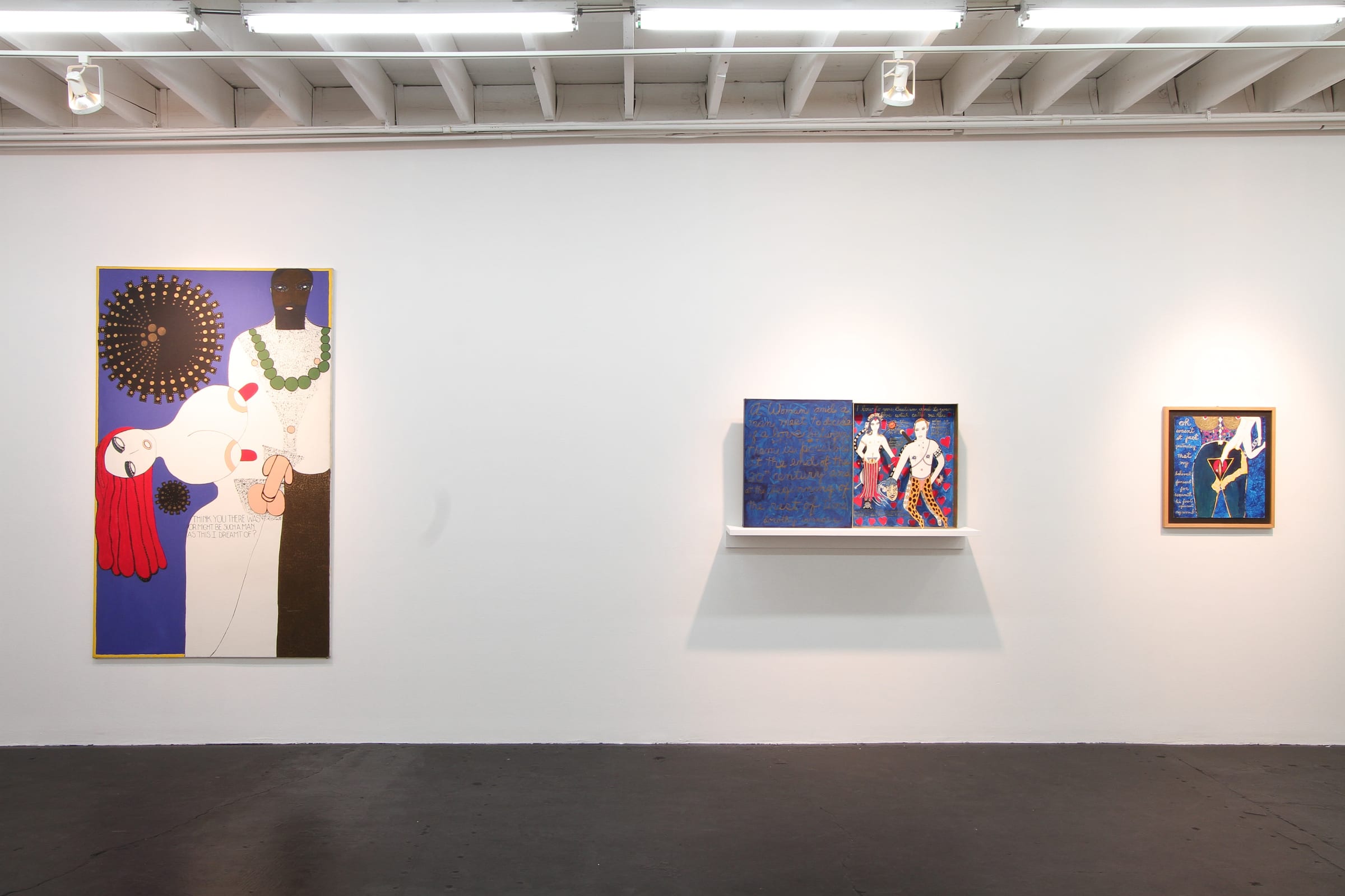 Dorothy Iannone This Sweetness Outside of Time Installation View April 9 – June 26, 2010 Peres Projects, Los Angeles