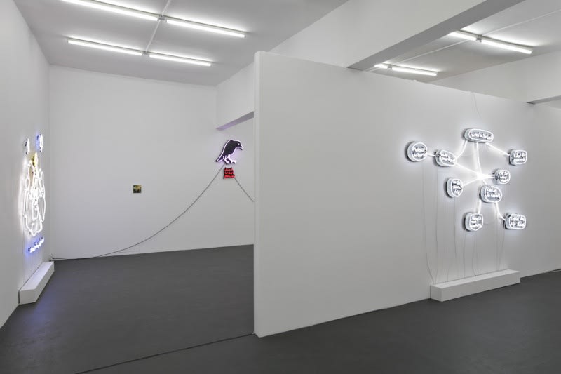 Dan Attoe Simple Thoughts and Complicated Animals Installation View May 2 – June 21, 2008 Peres Projects, Berlin
