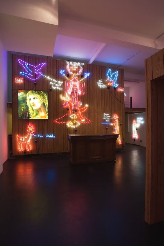 Dan Attoe Loaded, Nailed, Short on Cash Installation View October 28 – December 16, 2006 Peres Projects, Los Angeles