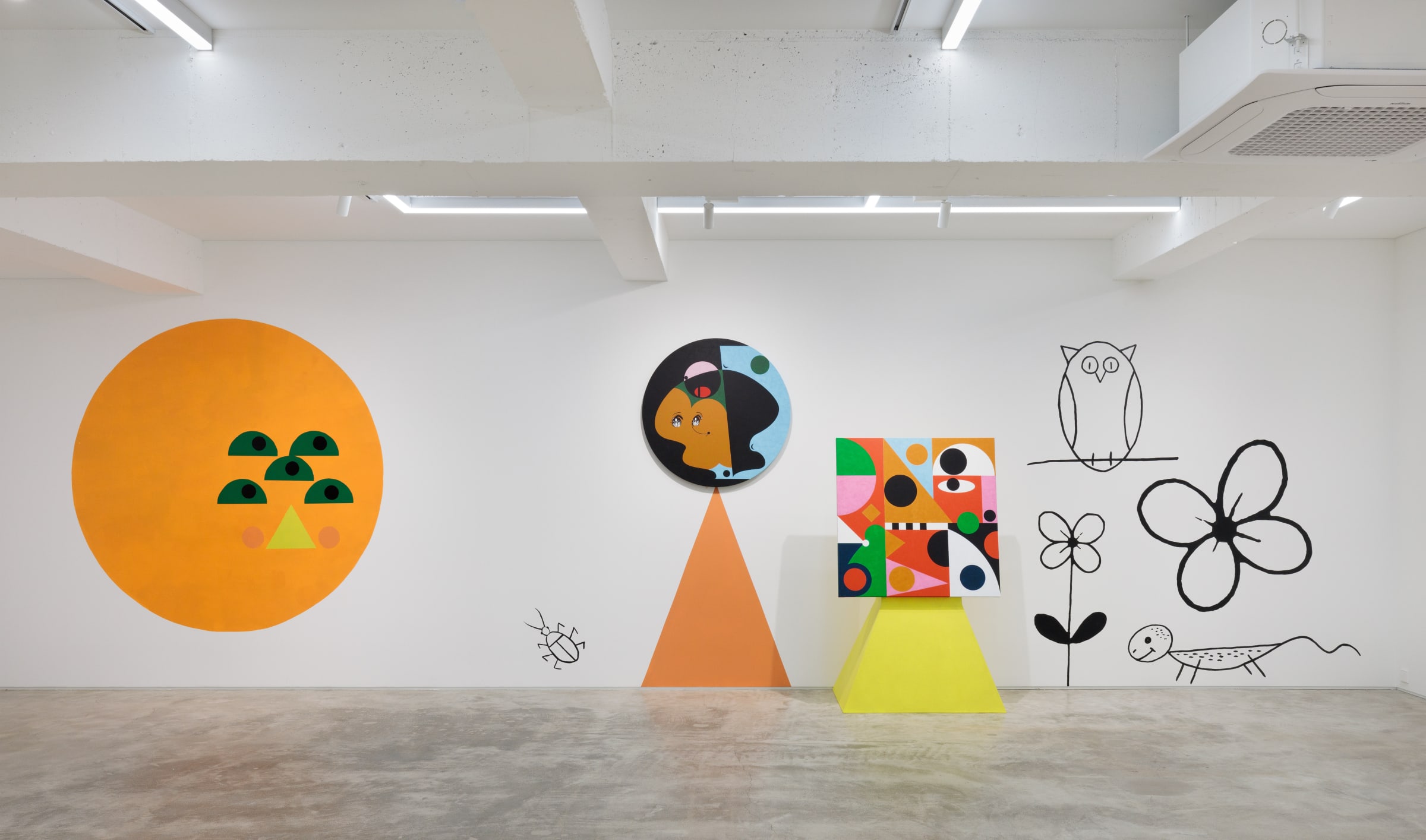 Ad Minoliti Geometries of the Forest Installation View June 22 – August 20, 2023 Peres Projects, Seoul Photographed by: Siwoo...