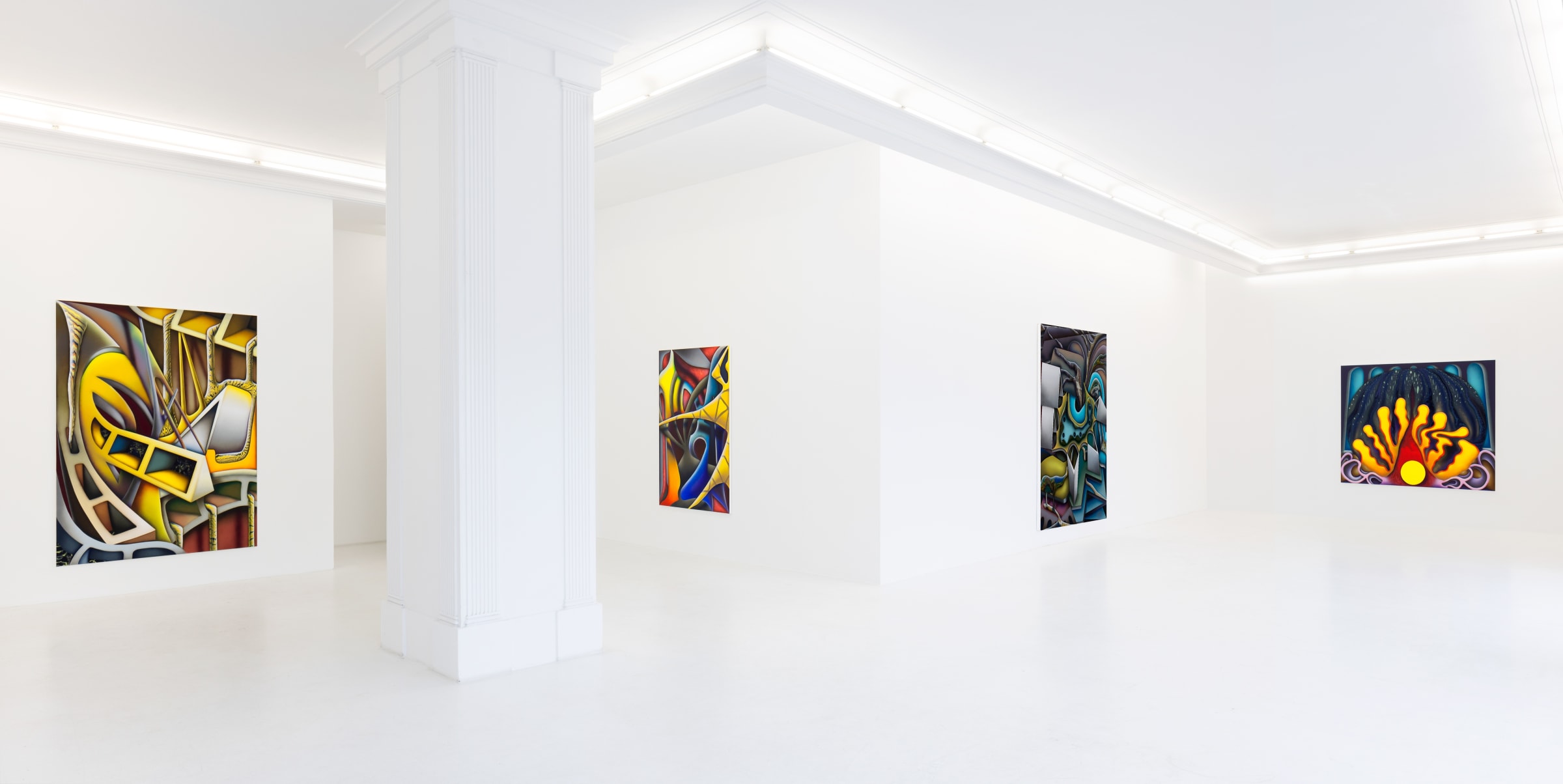Harm Gerdes Synthetic Spirits Installation View June 10 – July 8, 2022 Peres Projects, Berlin Photographed by: Timo Ohler