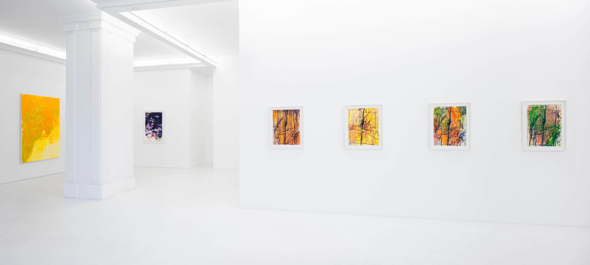Hermann Nitsch Installation View January 14 – February 11, 2022 Peres Projects, Berlin Photographed by: Timo Ohler