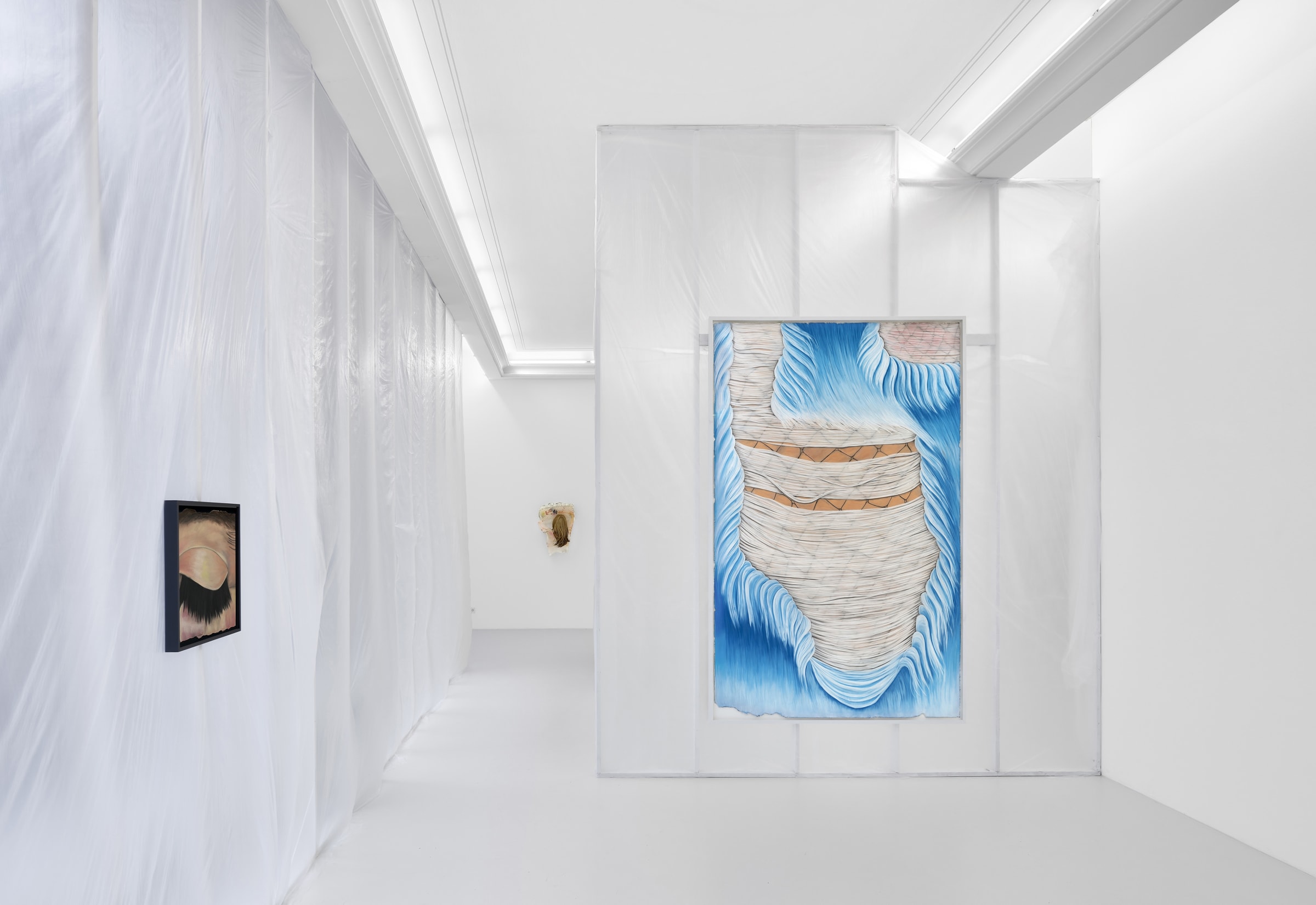 Rebecca Ackroyd 100mph Installation View January 22 – February 26, 2021 Peres Projects, Berlin Photographed by: Matthias Kolb