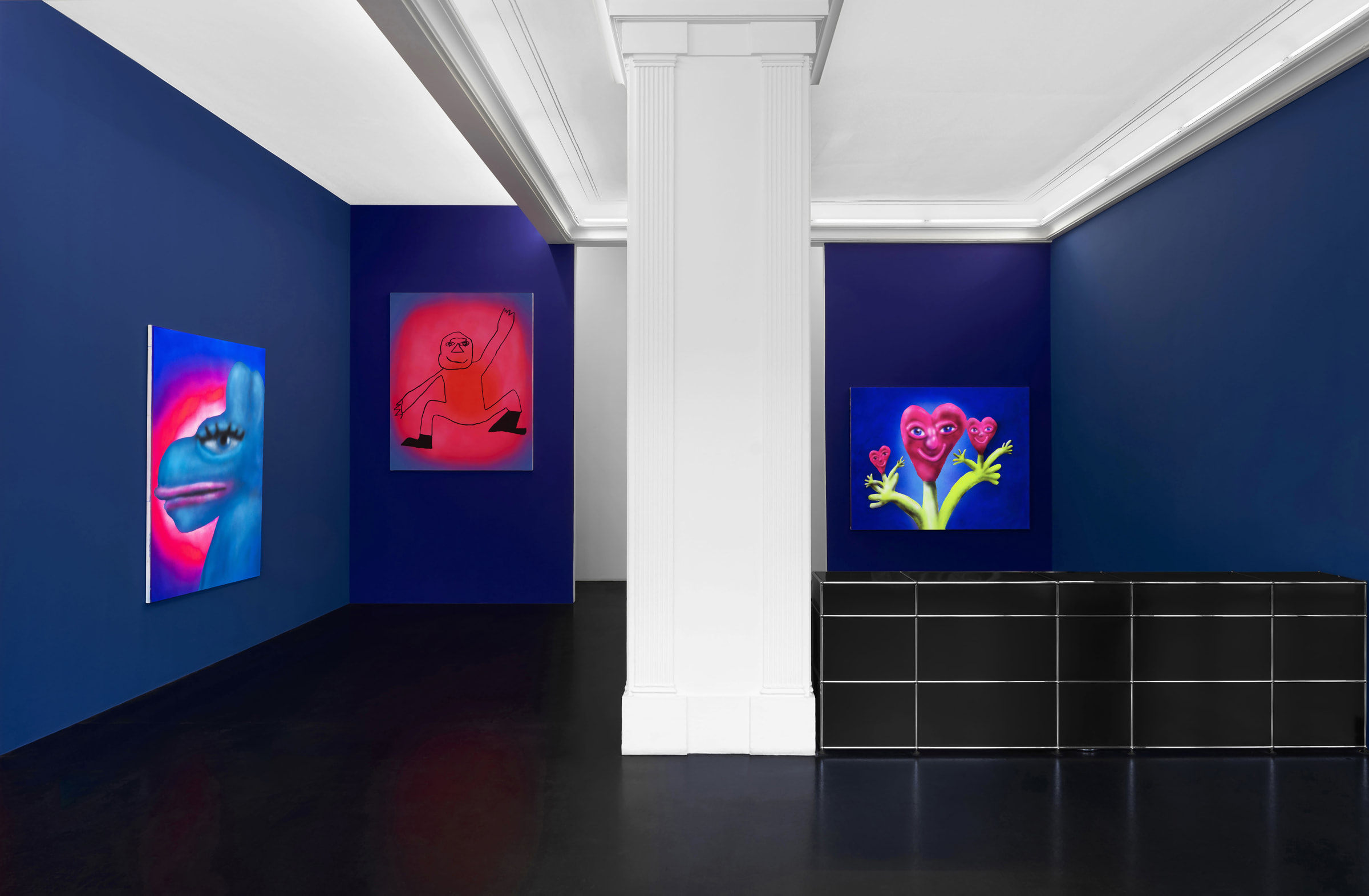 Austin Lee Aah Installation View September 11 – October 9, 2020 Peres Projects, Berlin Photographed by: Matthias Kolb