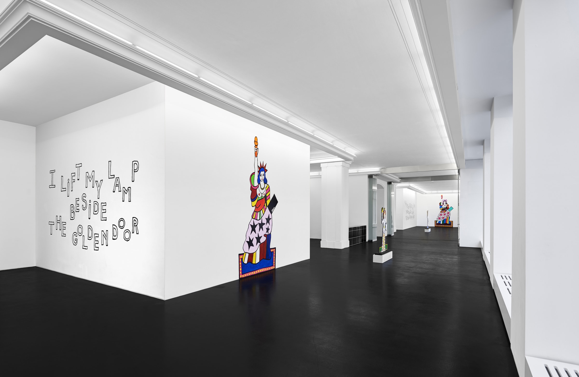 Dorothy Iannone Lady Liberty Meets Her Match Installation View March 15 – April 19, 2019 Peres Projects, Berlin Photographed by:...