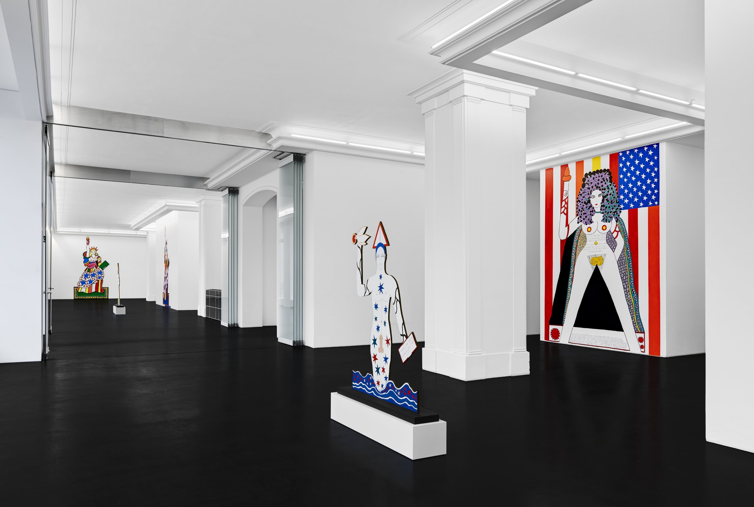Dorothy Iannone Lady Liberty Meets Her Match Installation View March 15 – April 19, 2019 Peres Projects, Berlin Photographed by:...