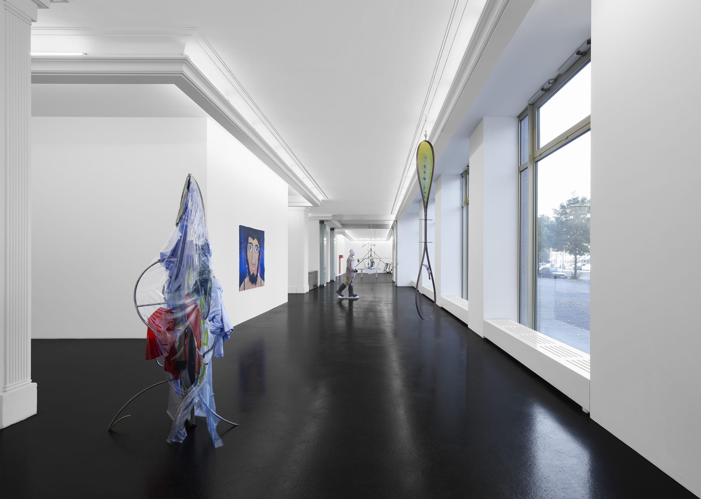 Rebecca ACKROYD, Steffen BUNTE, Donna HUANCA, Dorothy IANNONE, Ad MINOLITI, Jack O'BRIEN and Manuel SOLANO Strange Messengers Installation View September 14 – October 26, 2018 Peres Projects, Berlin Photographed by: Matthias Kolb