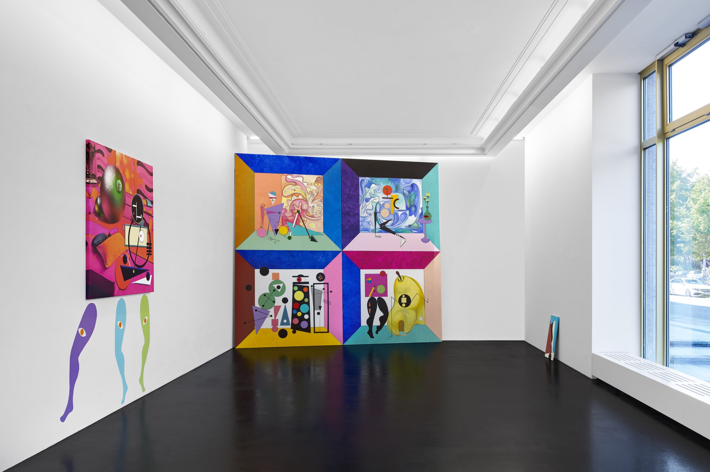 Ad Minoliti Dollhouse Installation View June 29 – August 3, 2018 Peres Projects, Berlin Photographed by: Matthias Kolb
