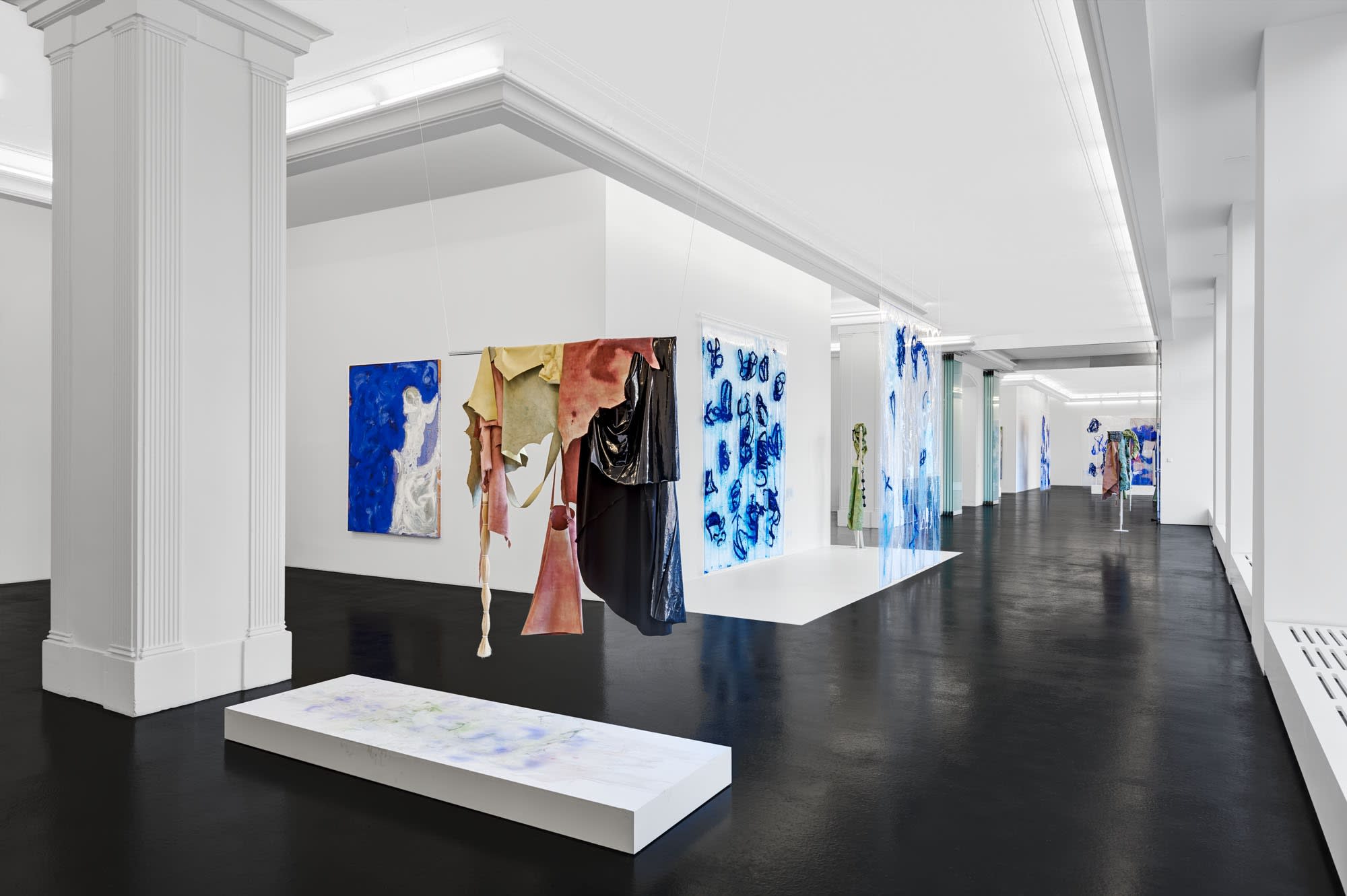 Donna Huanca Surrogate Painteen Installation View September 2 - October 28, 2016 Peres Projects, Berlin Photographed by: Adrian Parvulescu