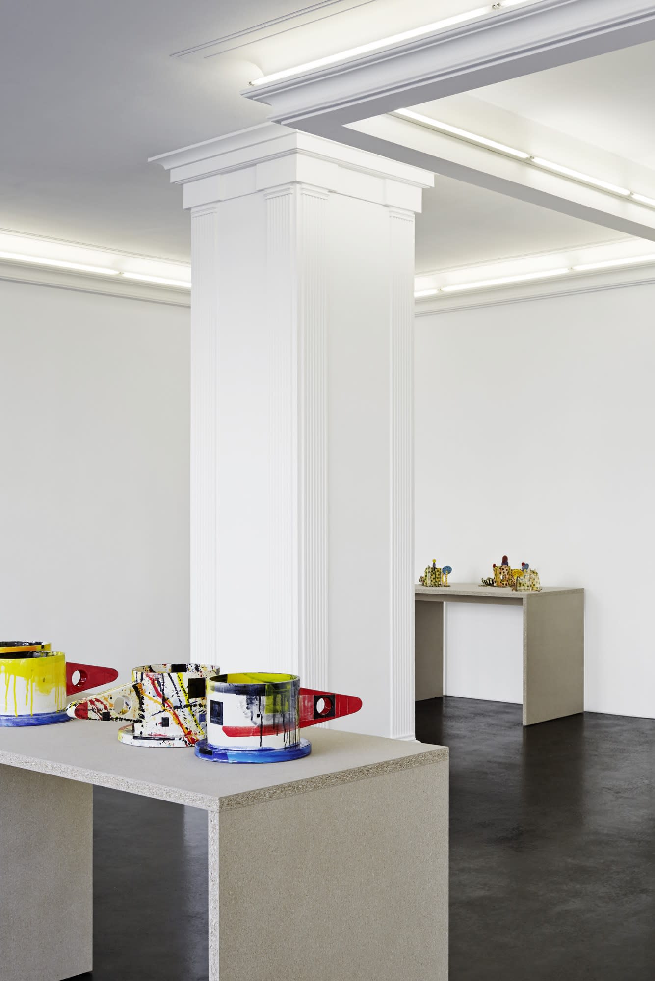 Peter Shire Fists and Jeroboam Installation View March 18 – April 21, 2016 Peres Projects, Berlin