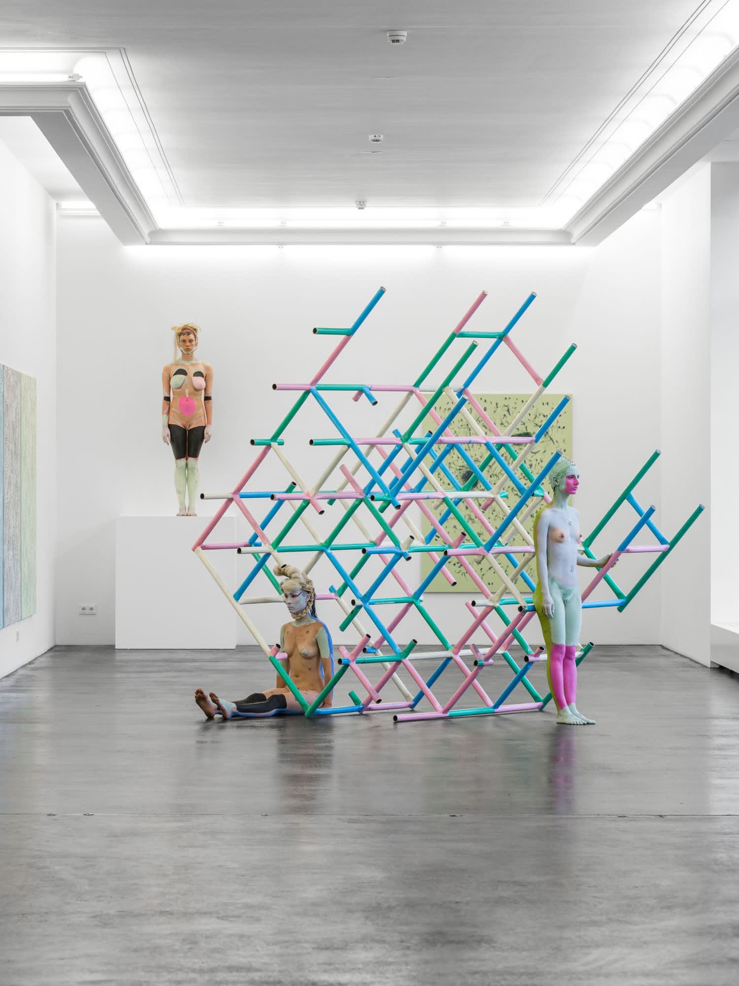 Donna Huanca Muscle Memory Installation View June 27 – August 8, 2015 Peres Projects, Berlin Photographed by: Trevor Good