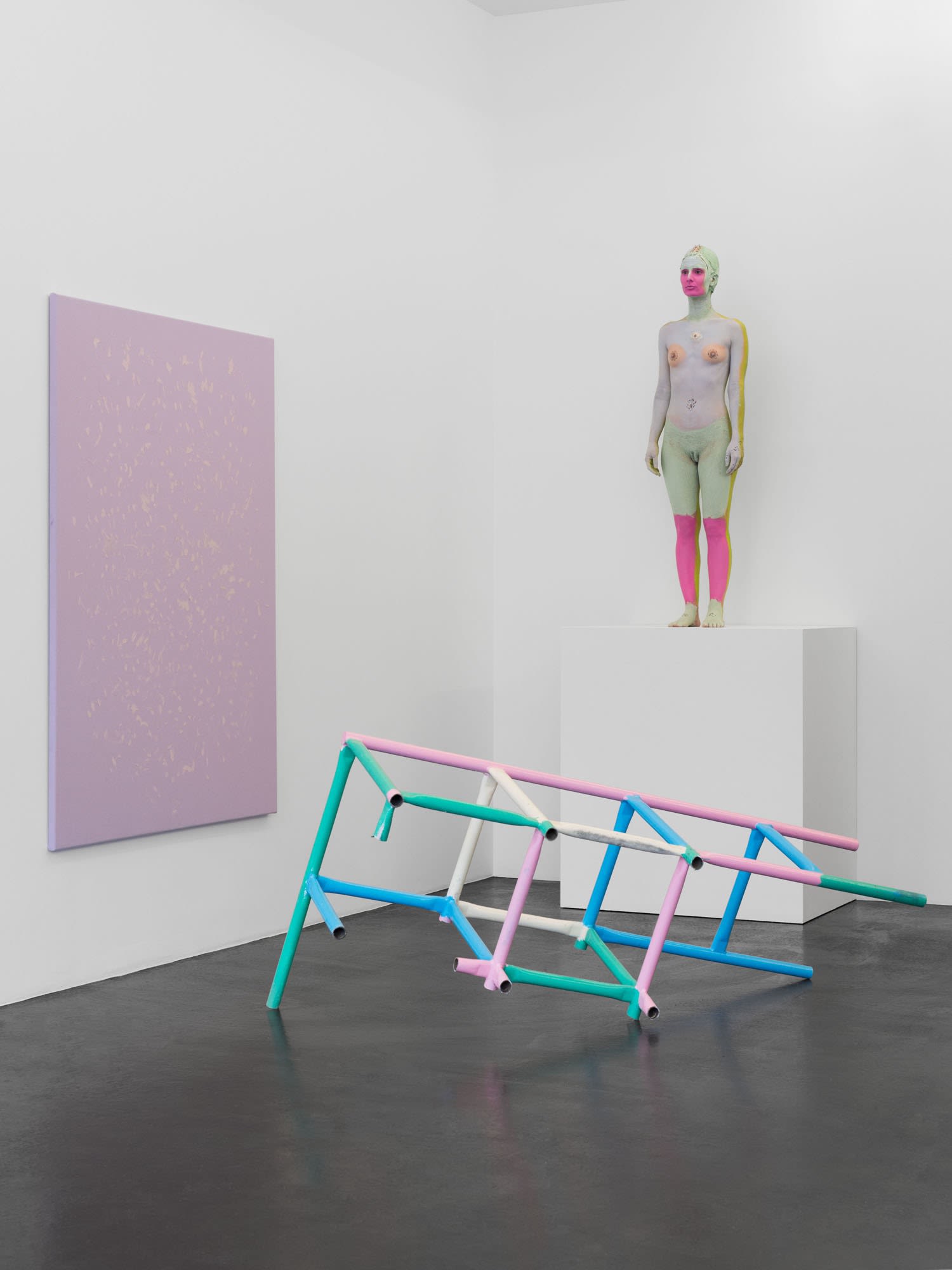 Donna Huanca Muscle Memory Installation View June 27 – August 8, 2015 Peres Projects, Berlin Photographed by: Trevor Good
