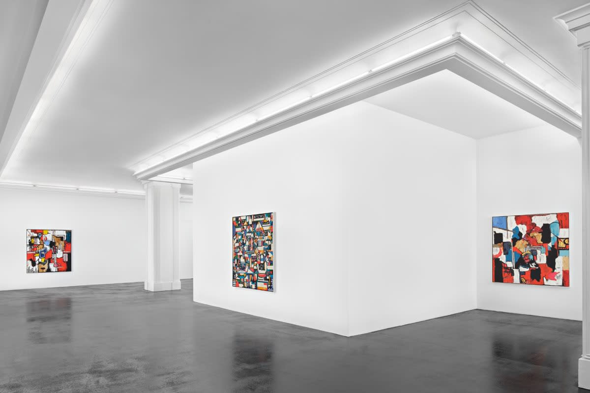 Dorothy Iannone My Heroine And Her Mate Installation View January 17 – February 28, 2015 Peres Projects, Berlin Photographed by:...