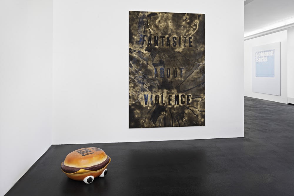 Mark Flood ASK OFFICER PEPPERSPRAY Installation View September 20 – November 9, 2013 Peres Projects, Berlin