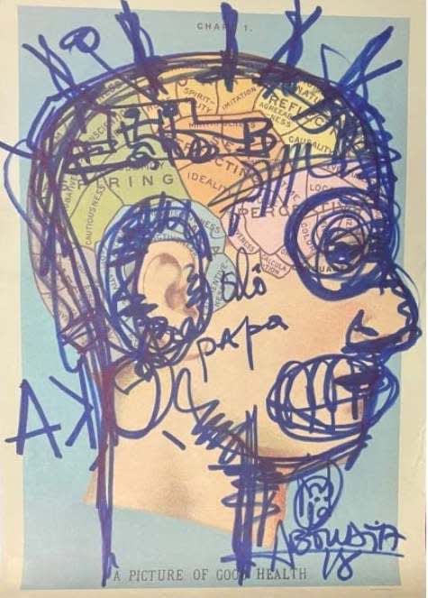 Aboudia Nouchi Graffiti Bastik 2024 Pellas Gallery