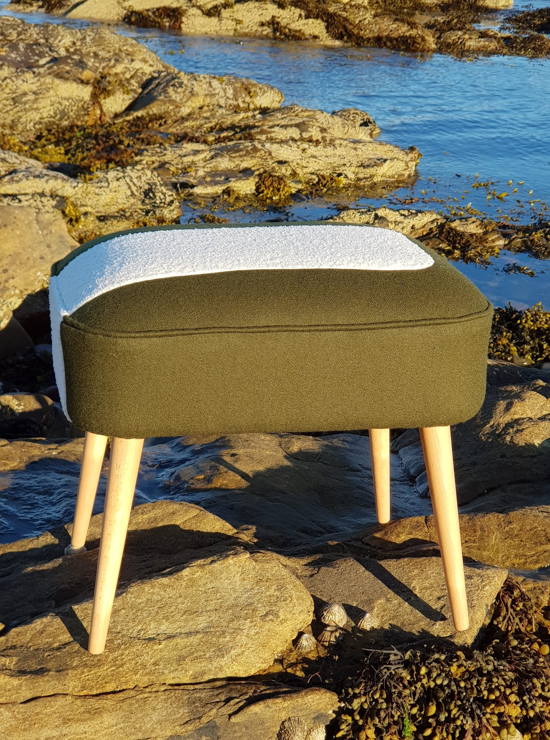 The Upholstery Project Foot Stool Chink of Light Alchemist