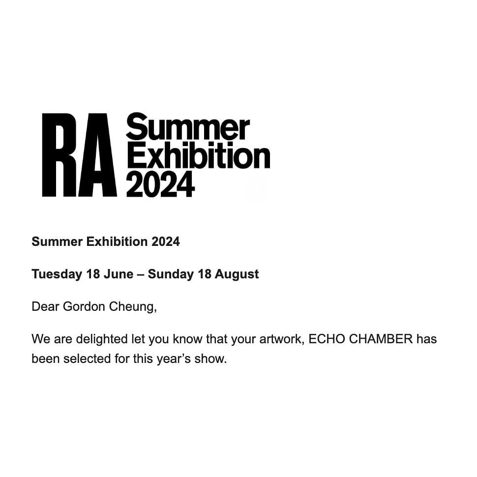 Royal Academy Summer Exhibition 2025 Gordon Cheung Studios