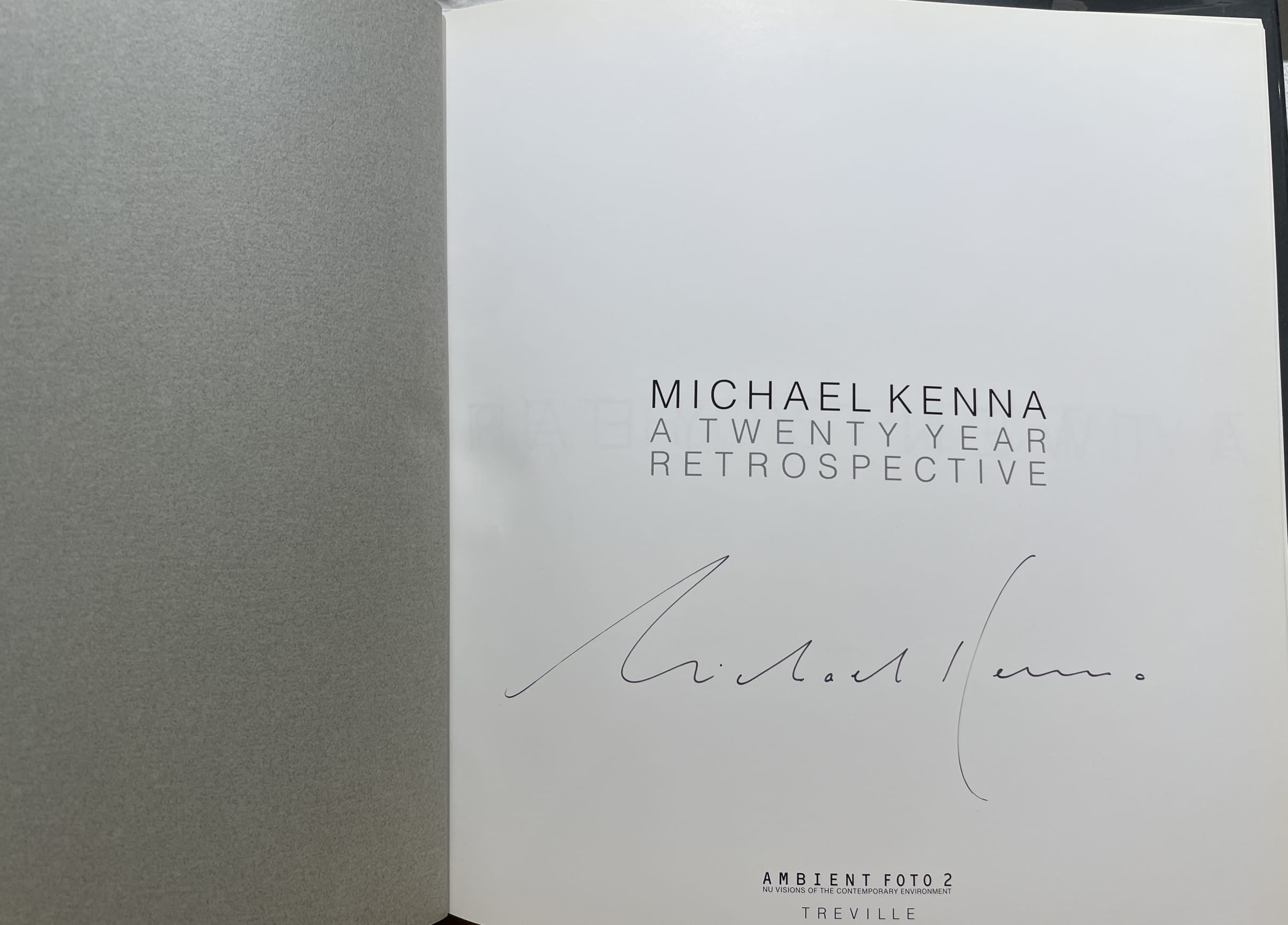 Publication: A Twenty Year Retrospective - Michael Kenna