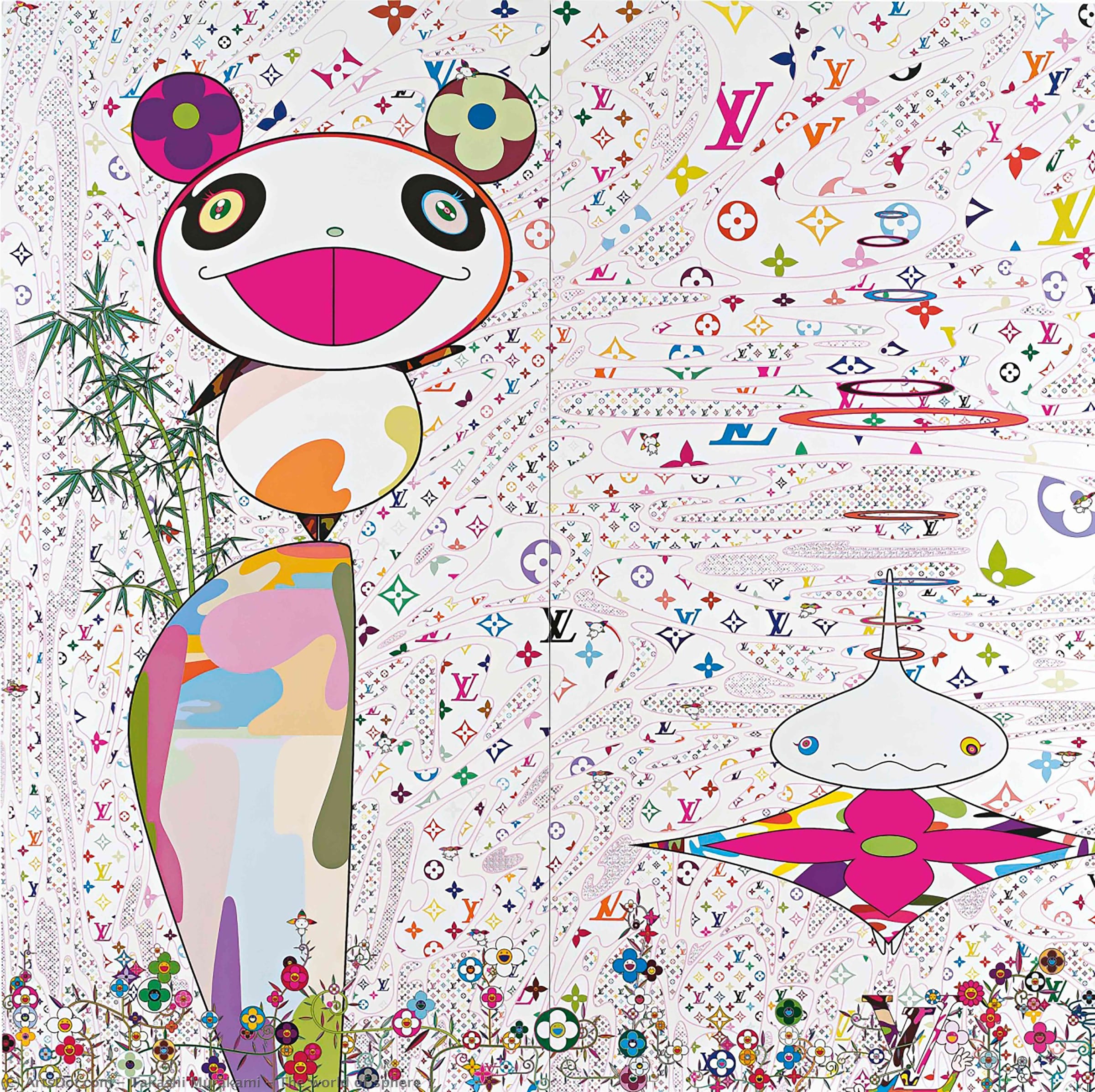 A picture I took at the Takashi Murakami Gallery at the Louis